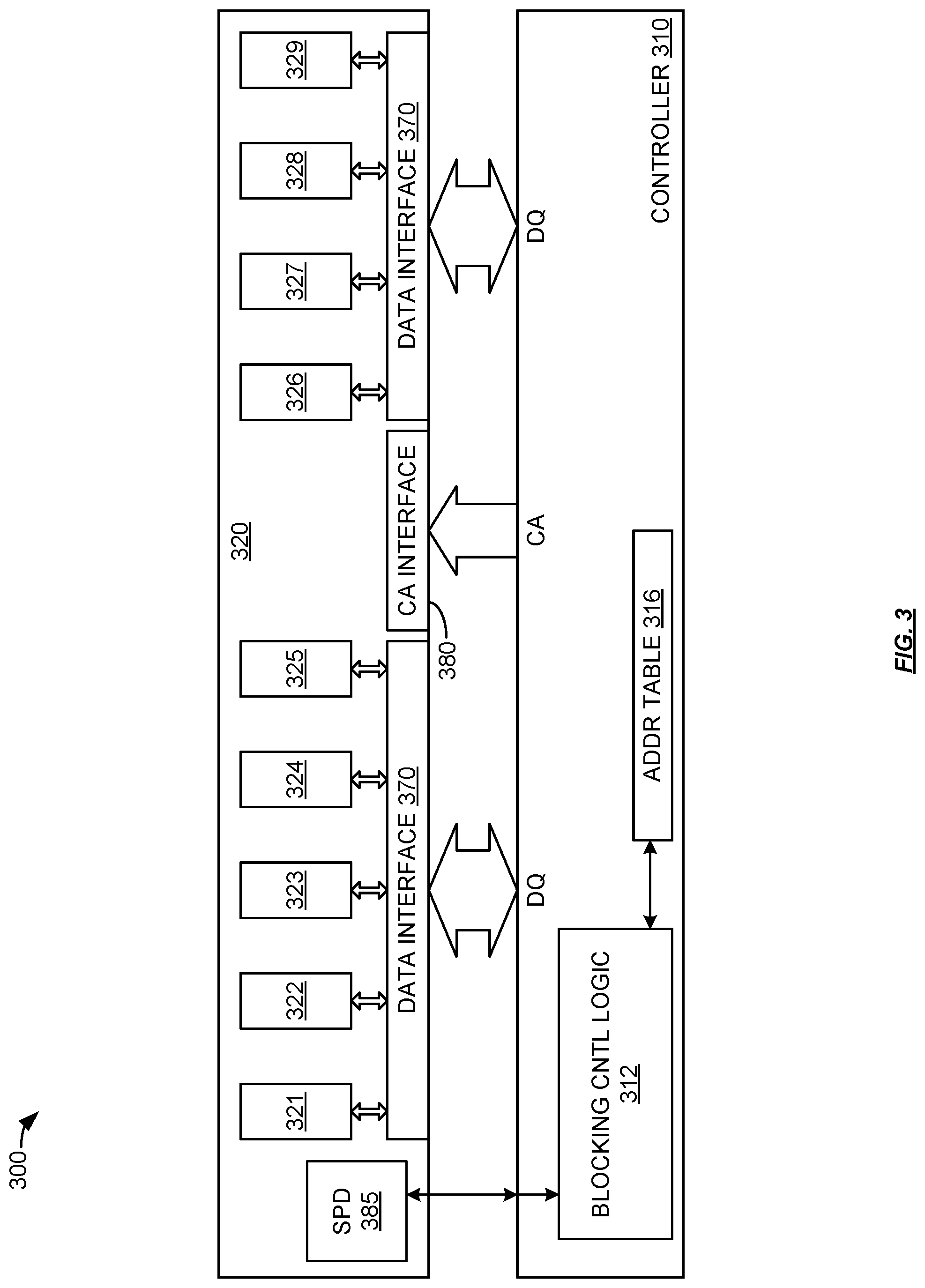 Patent US12347480 Figure 5 – Memory system with multiple open rows per bank
