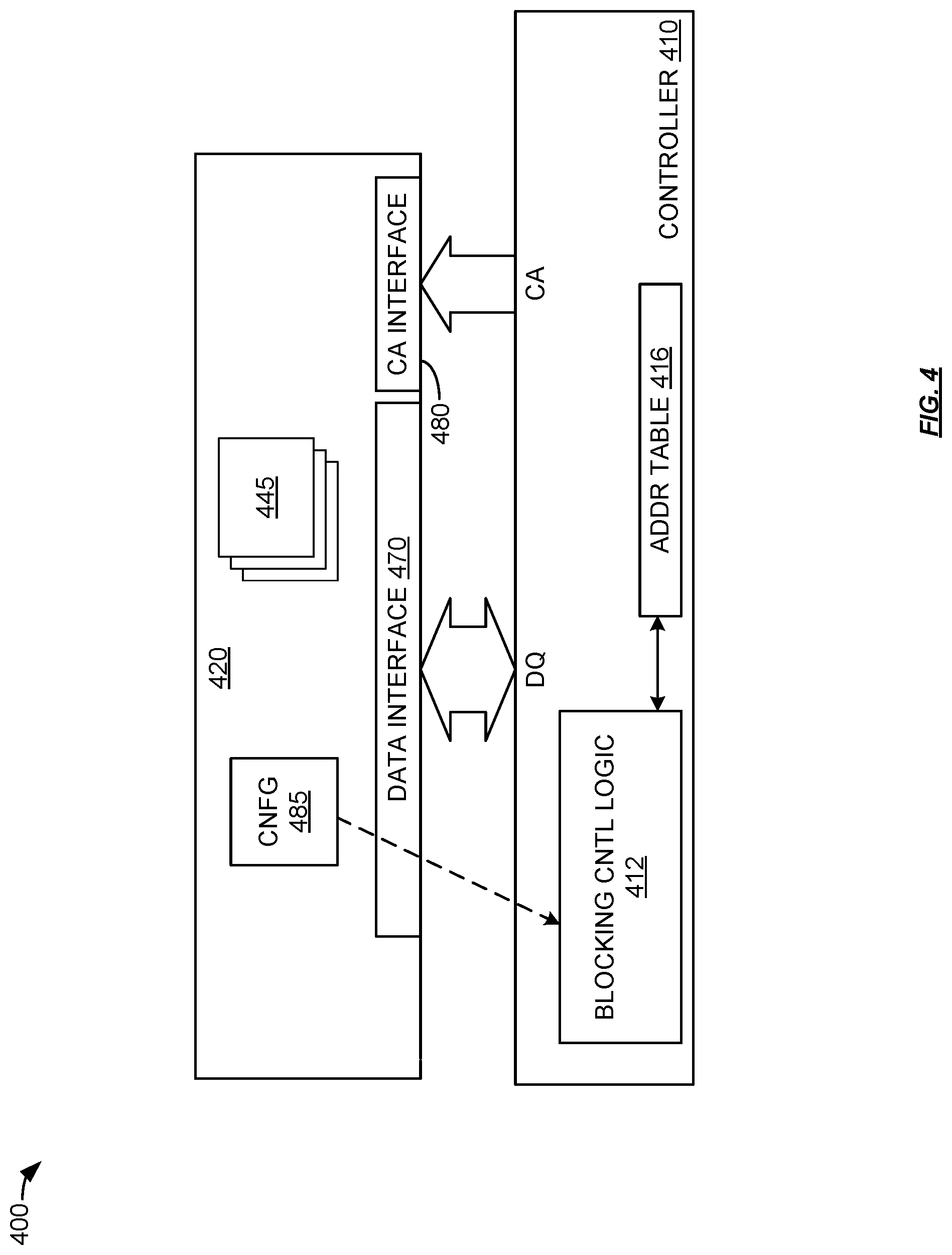 Patent US12347480 Figure 6 – Memory system with multiple open rows per bank