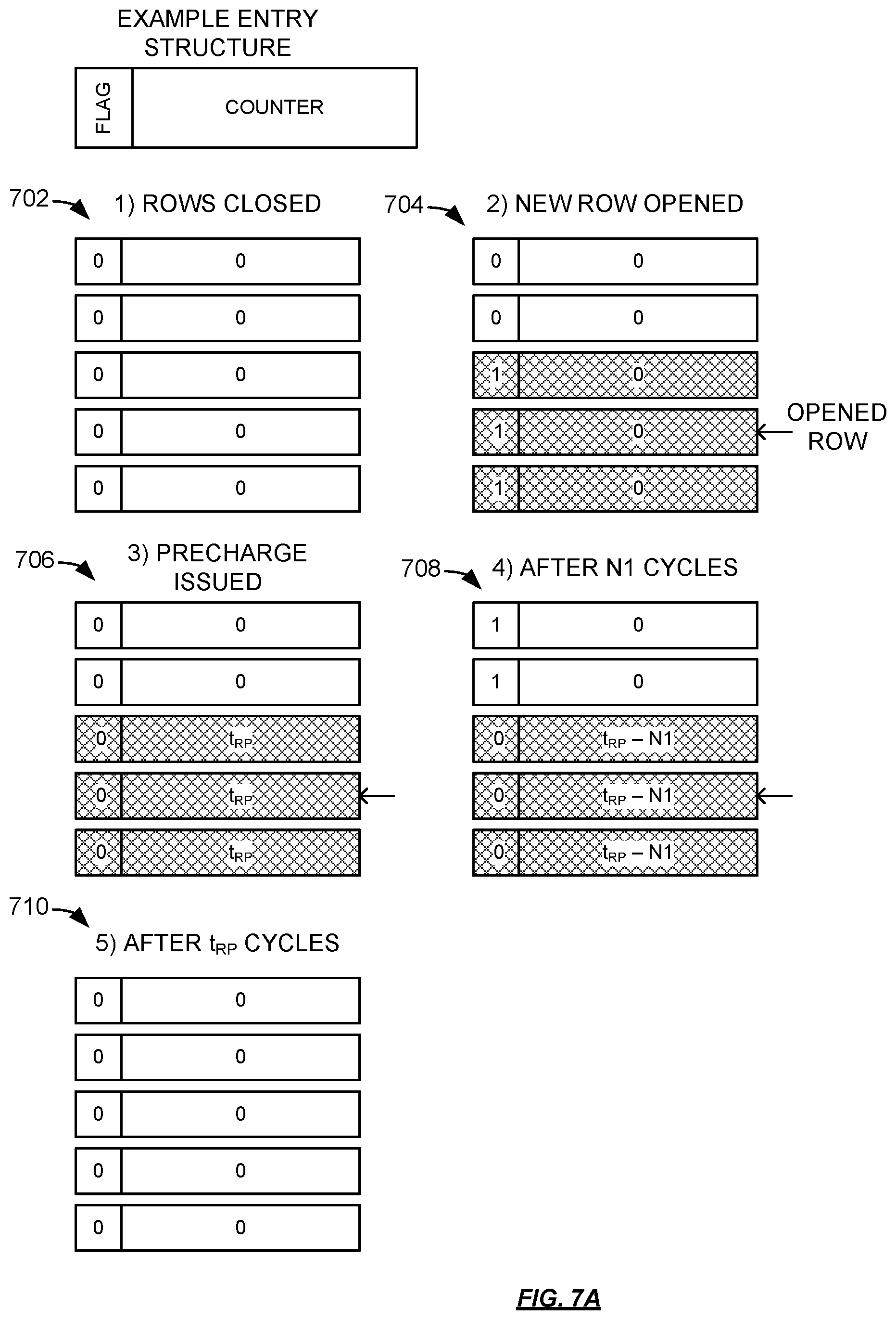 Patent US12347480 Figure 9 – Memory system with multiple open rows per bank