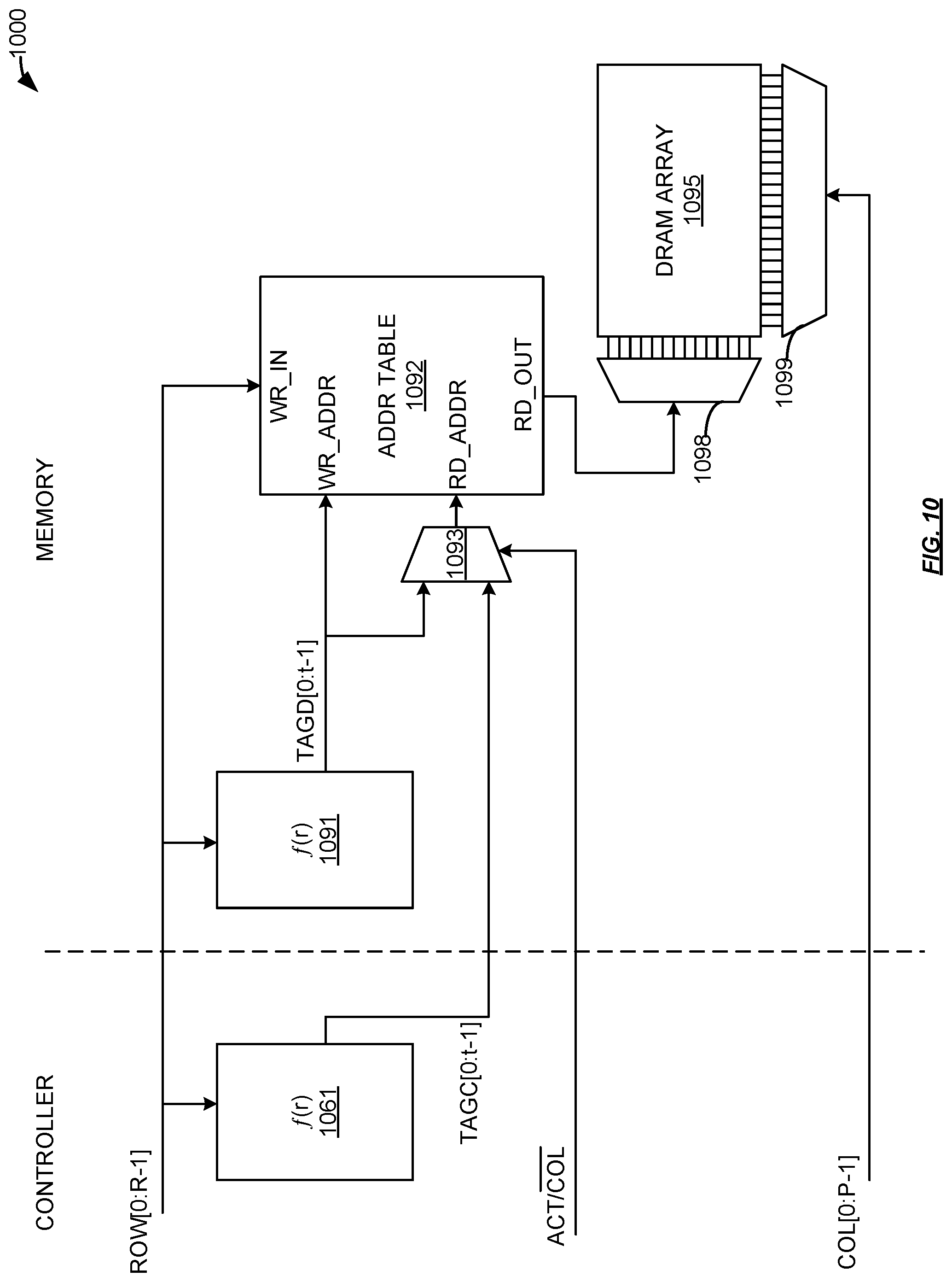 Patent US12347480 Figure 13 – Memory system with multiple open rows per bank