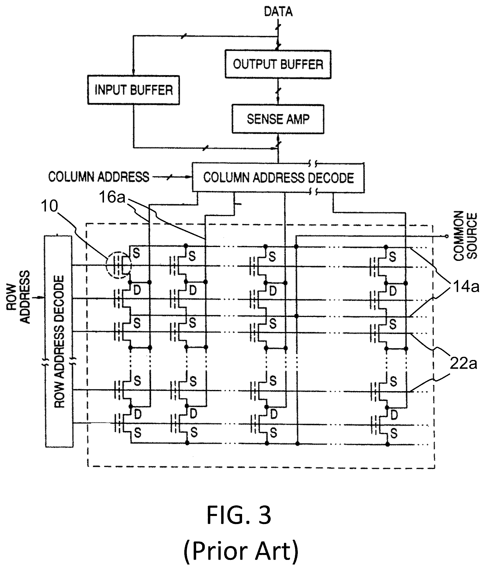 Patent US12347484 Figure 3 – Memory device of non-volatile memory cells