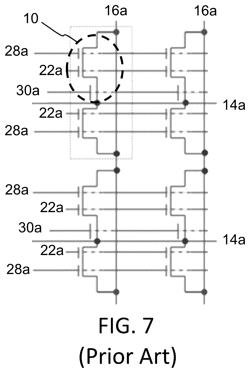 Patent US12347484 Figure 6 – Memory device of non-volatile memory cells