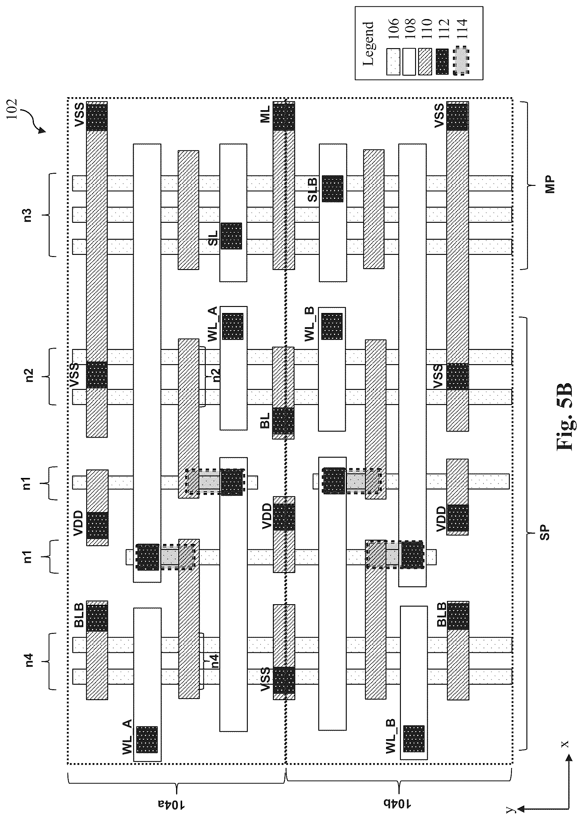 Patent US12347489 Figure 7 – Content addressable memory array device structure