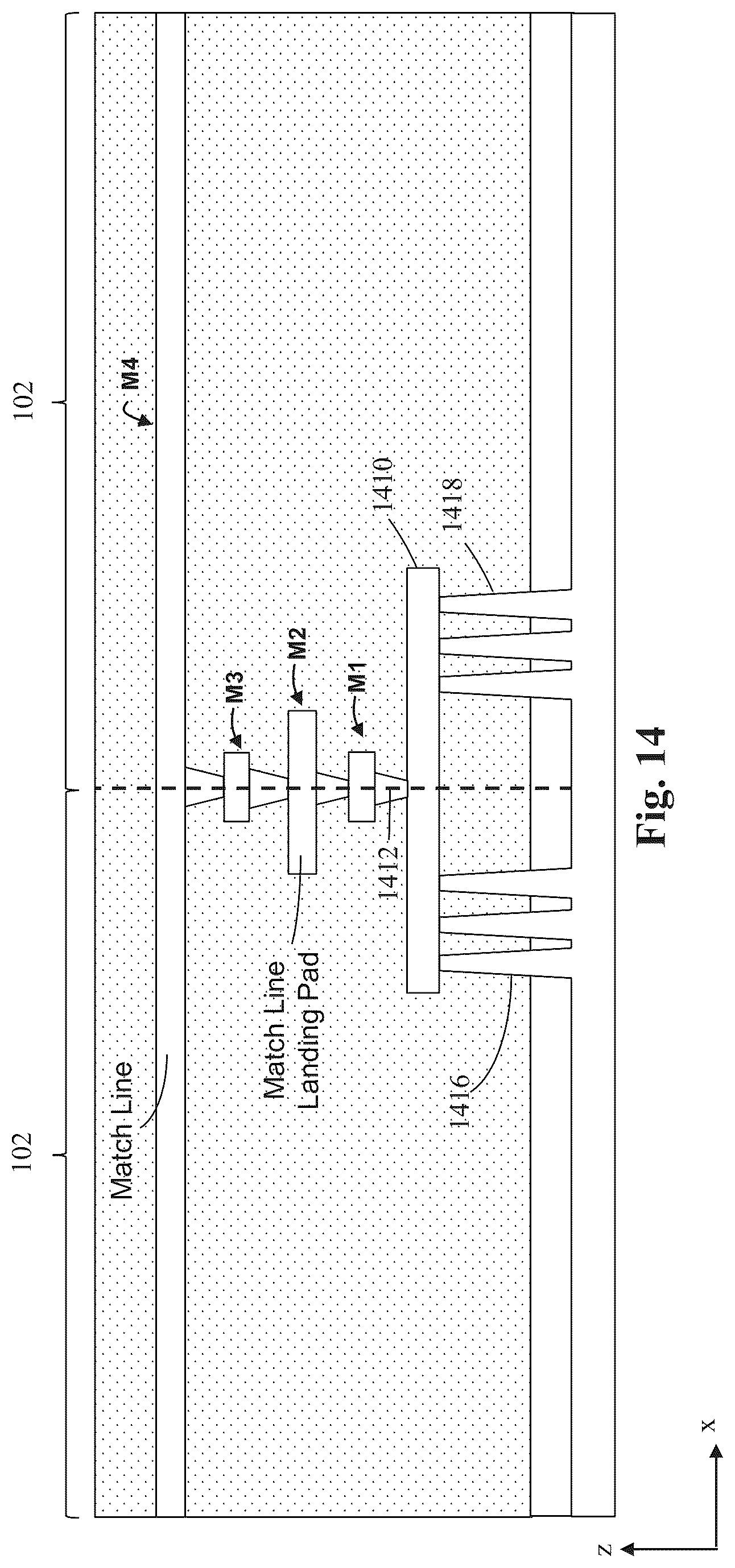 Patent US12347489 Figure 18 – Content addressable memory array device structure