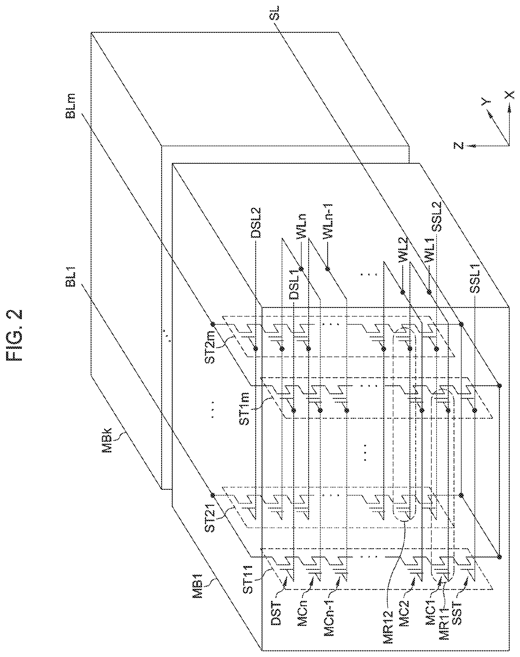 Patent US12347495 Figure 2 – Memory device