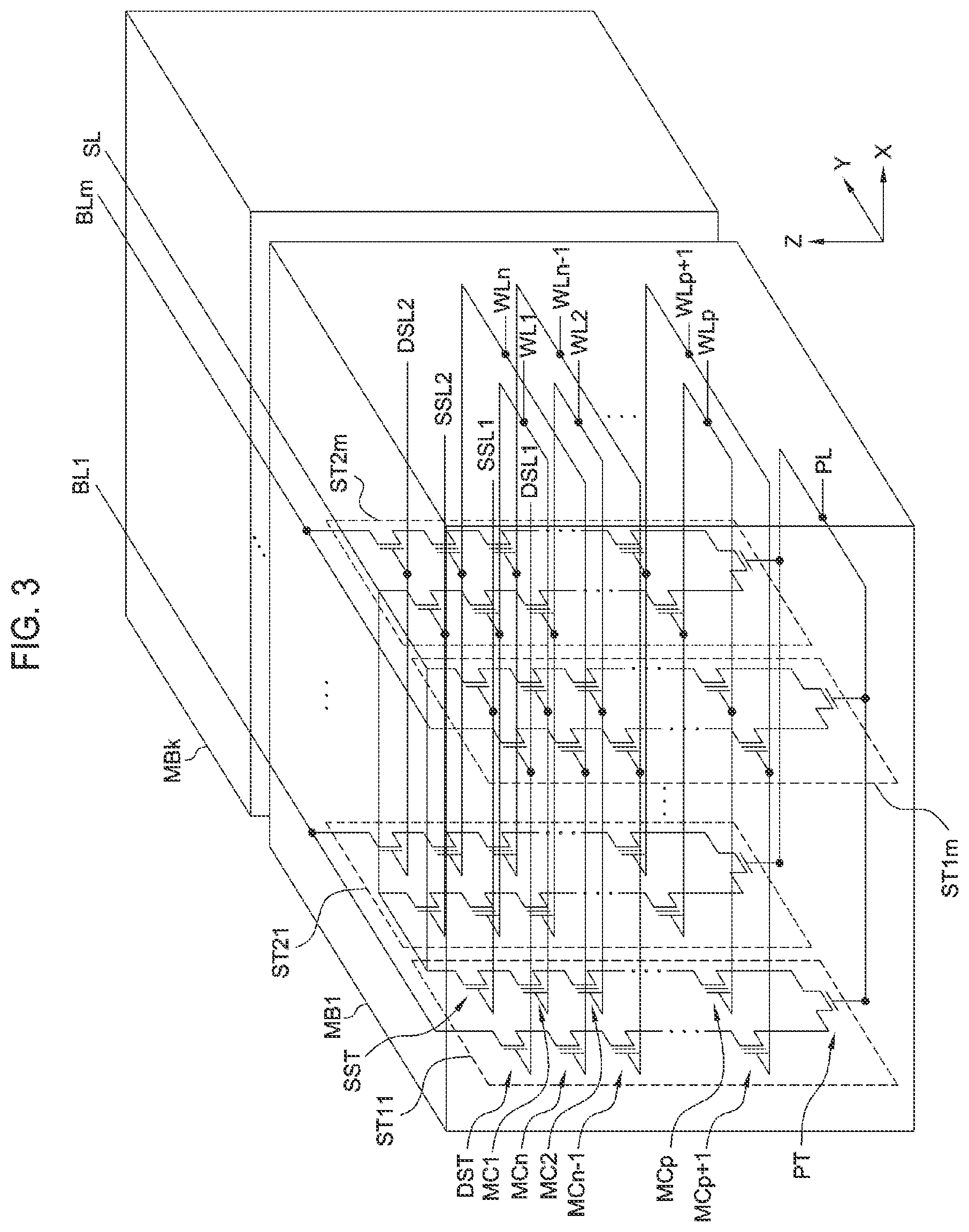 Patent US12347495 Figure 3 – Memory device