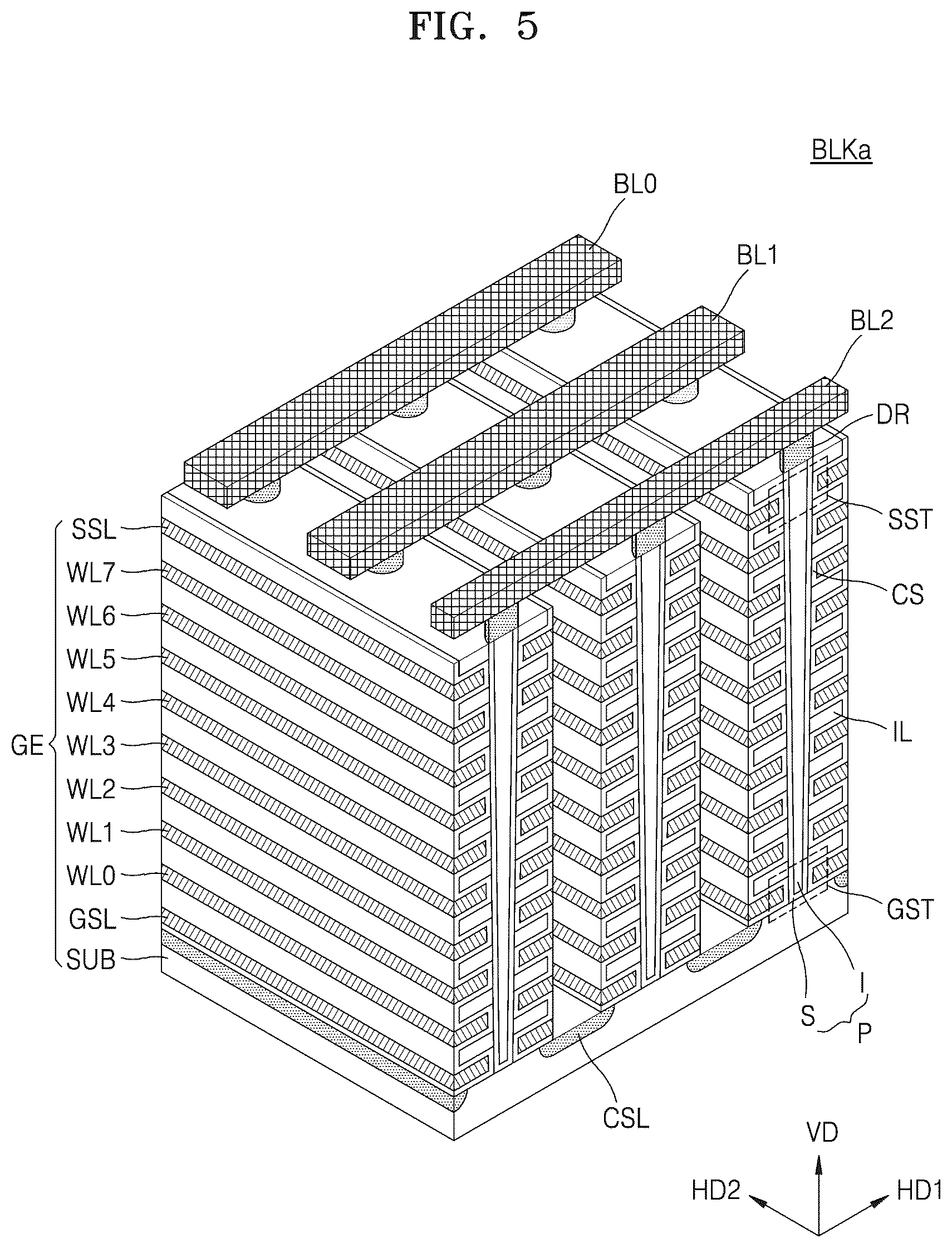 Patent US12347499 Figure 5 – Page buffer circuit and memory device including the same