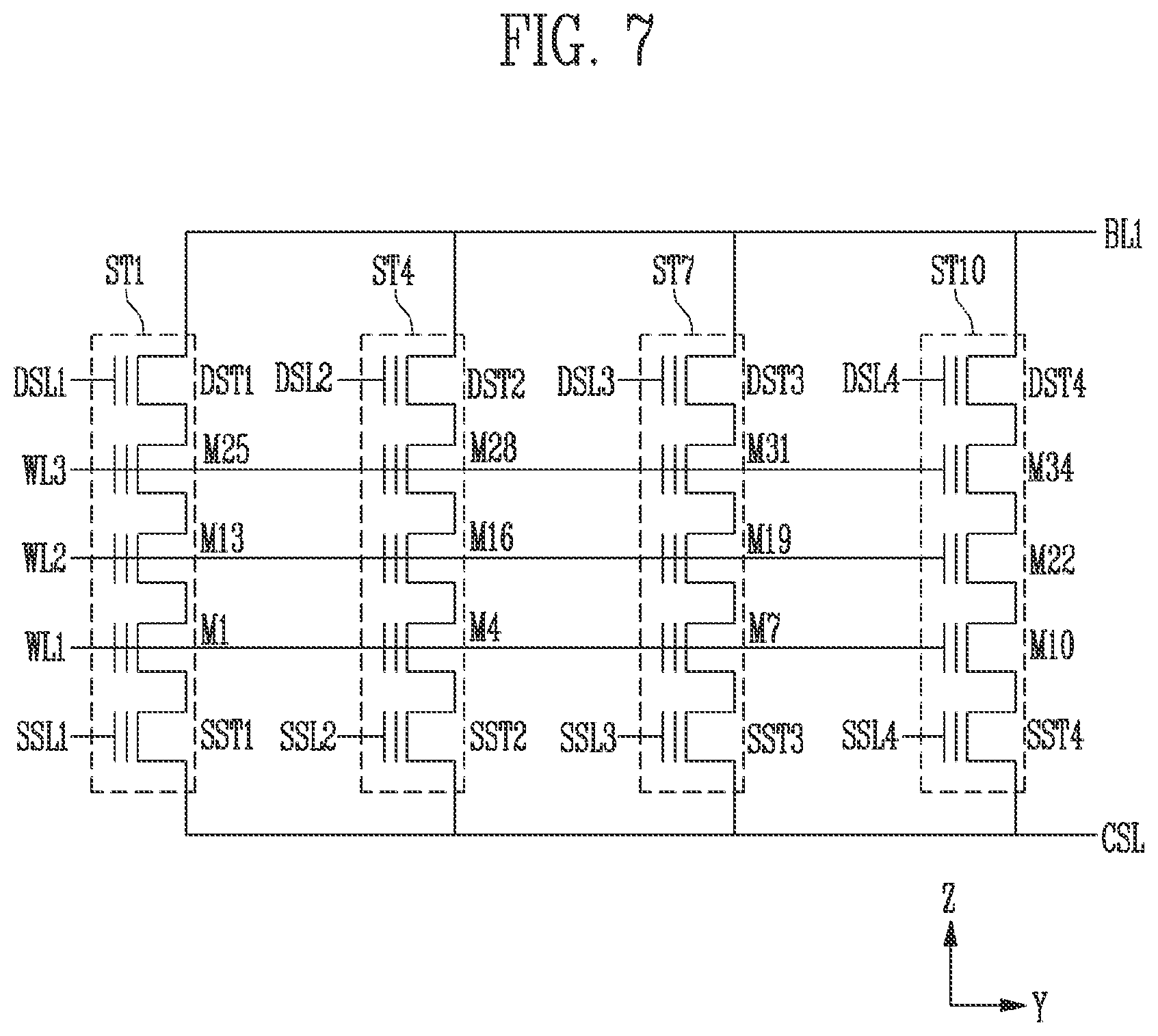 Patent US12347502 Figure 7 – Page buffer, memory device including page buffer and memory system including memory device