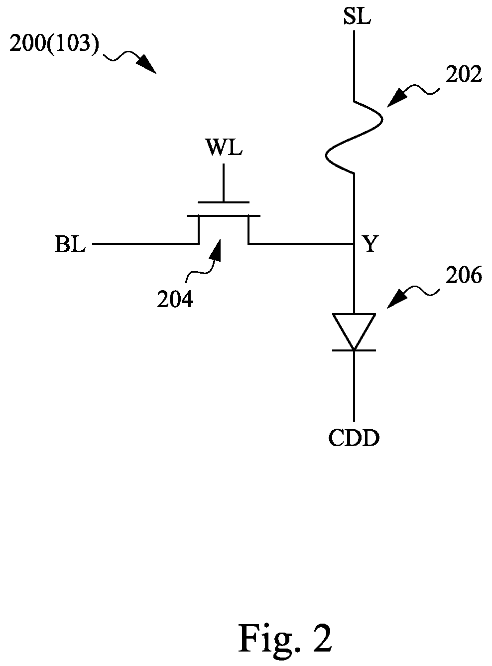 Patent US12347504 Figure 2 – One-time-programmable memory devices
