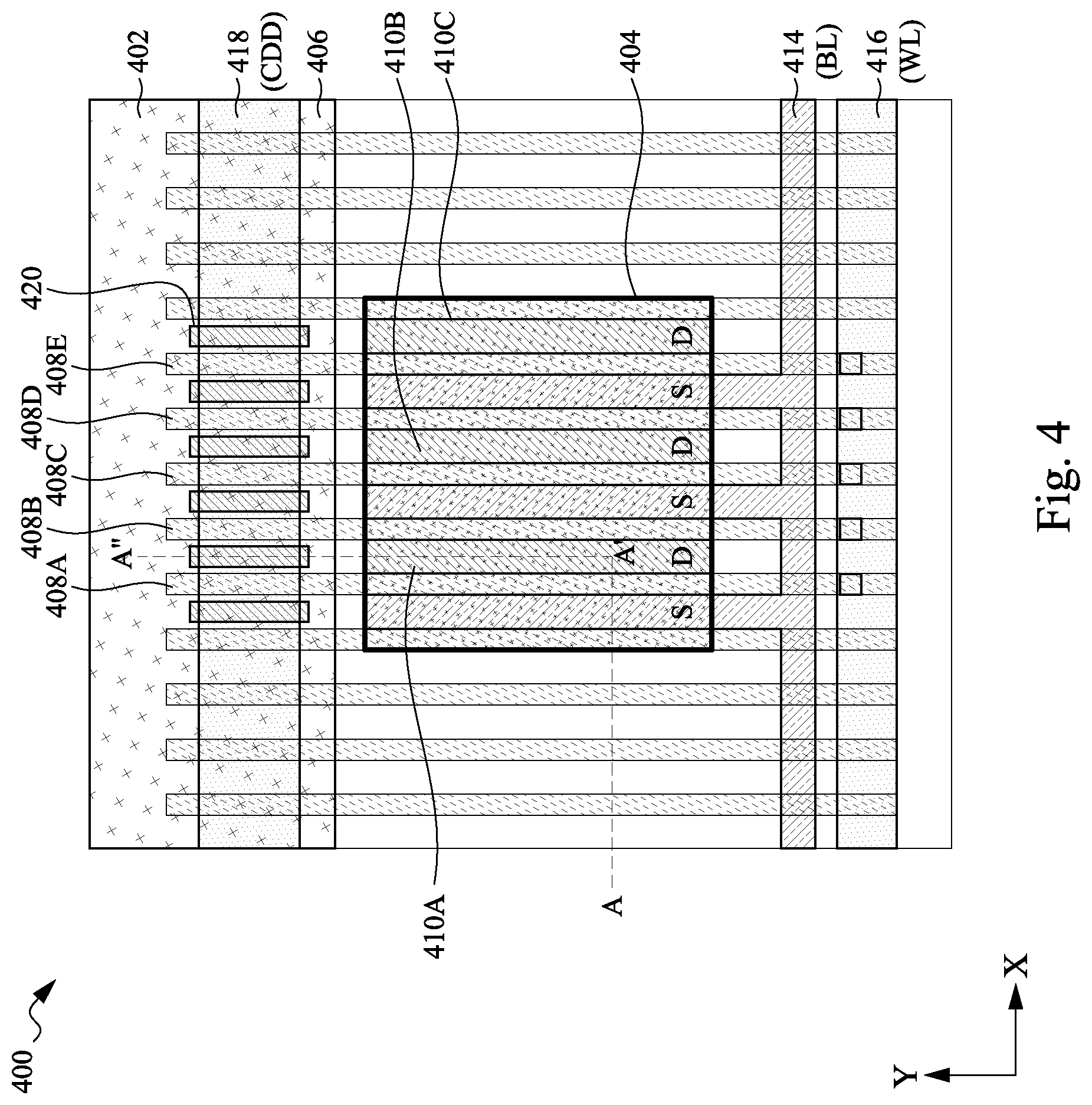 Patent US12347504 Figure 4 – One-time-programmable memory devices