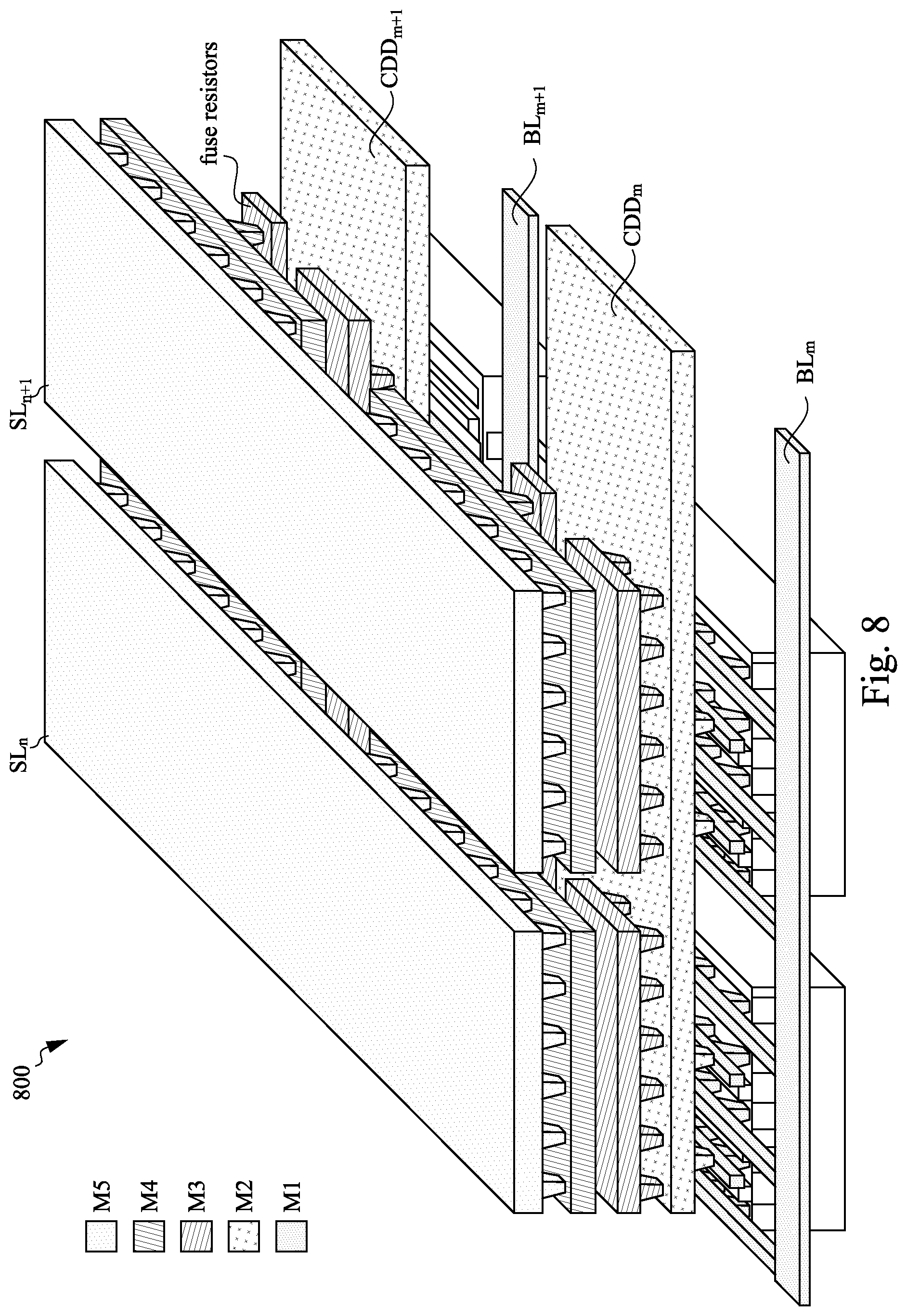 Patent US12347504 Figure 8 – One-time-programmable memory devices