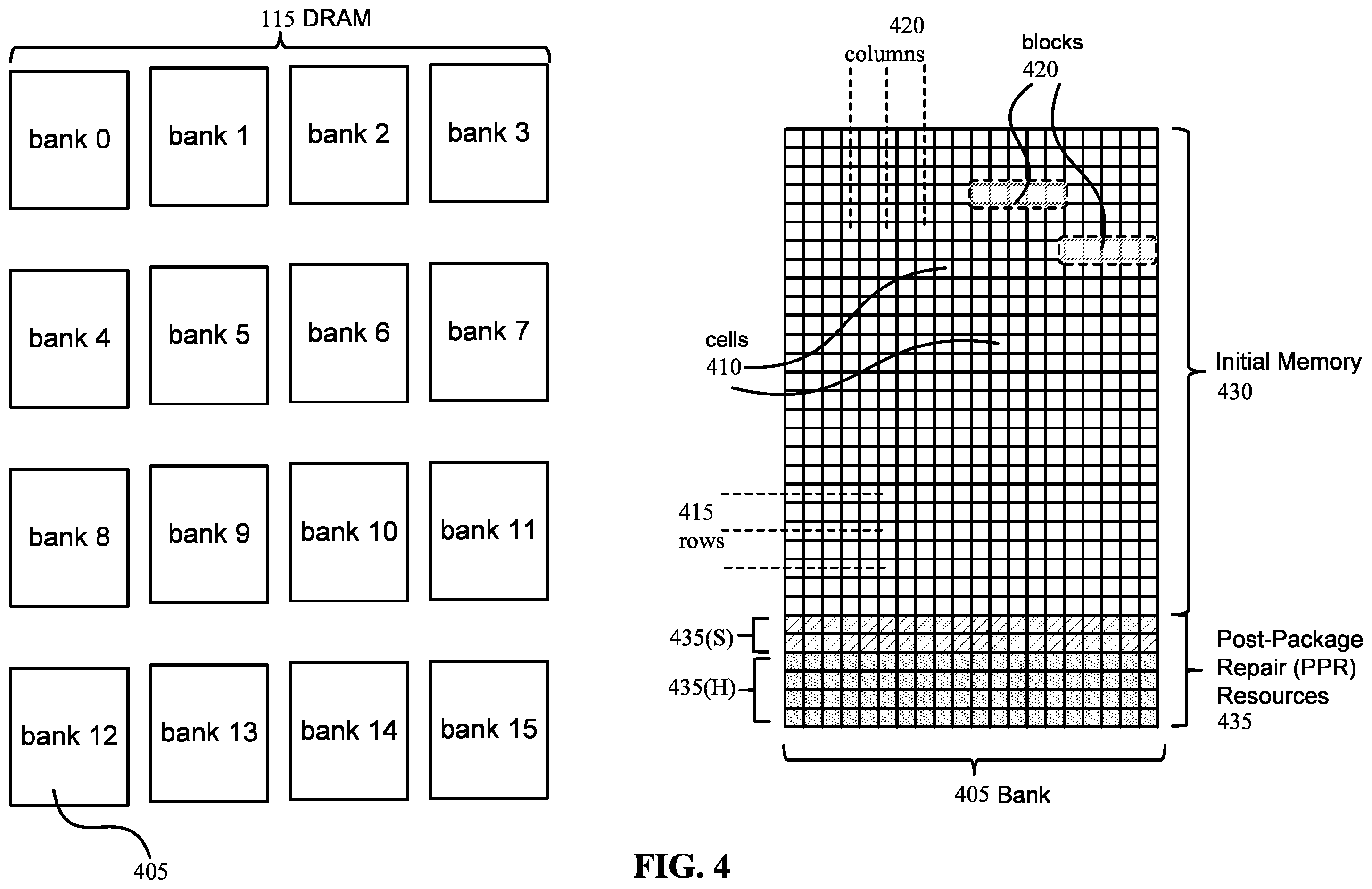Patent US12347512 Figure 4 – Error detection, correction, and media management on a memory device