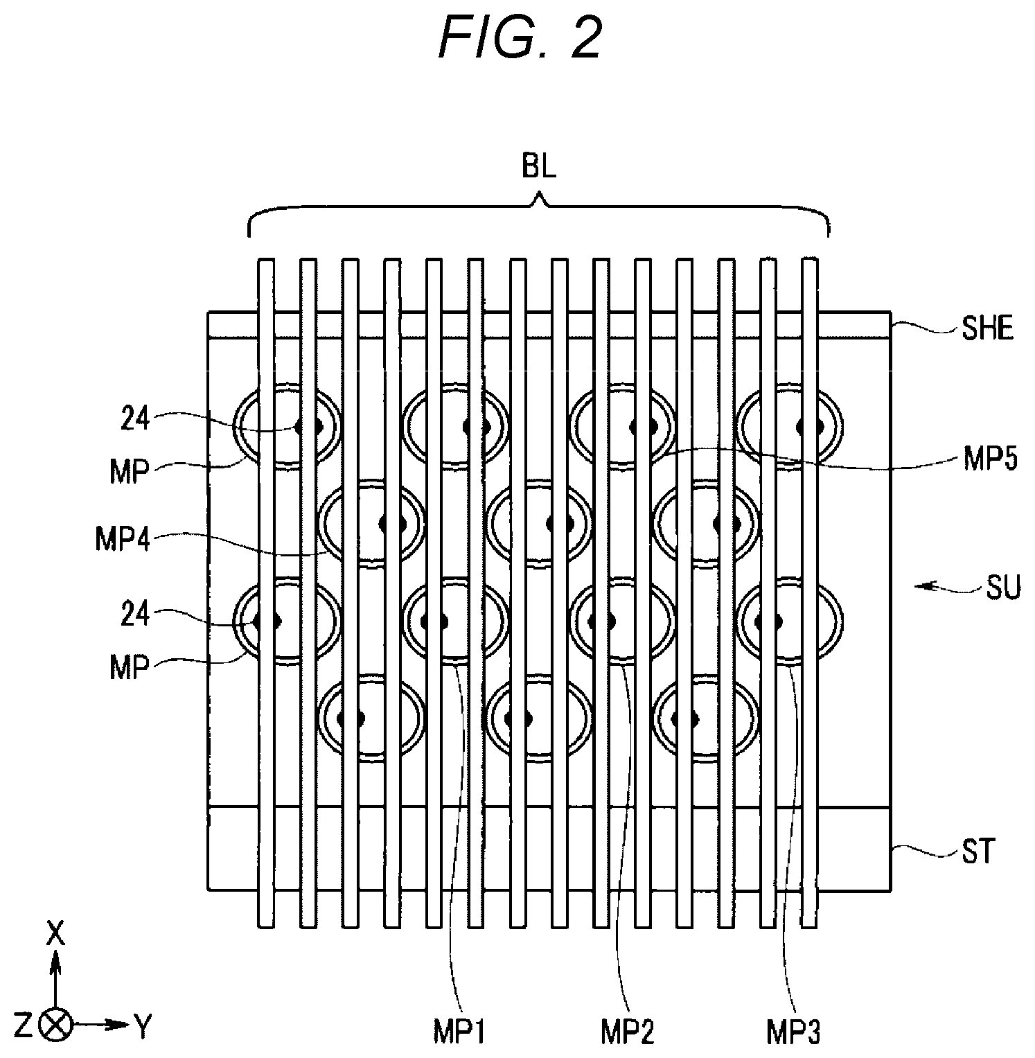 Patent US12347513 Figure 2 – Semiconductor memory device