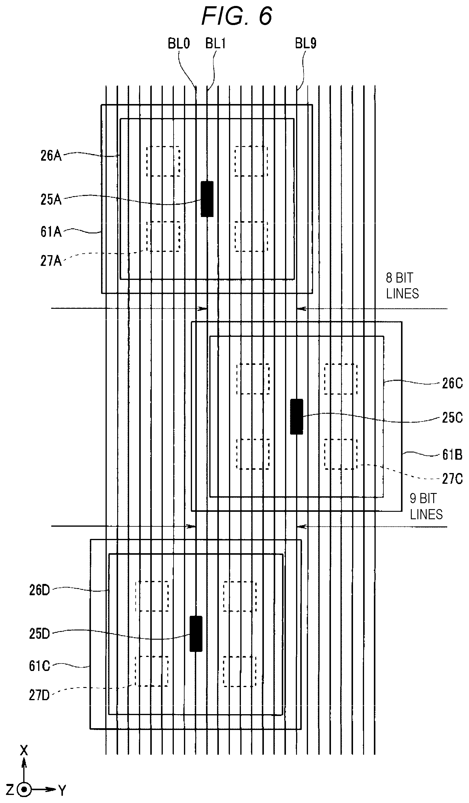Patent US12347513 Figure 6 – Semiconductor memory device