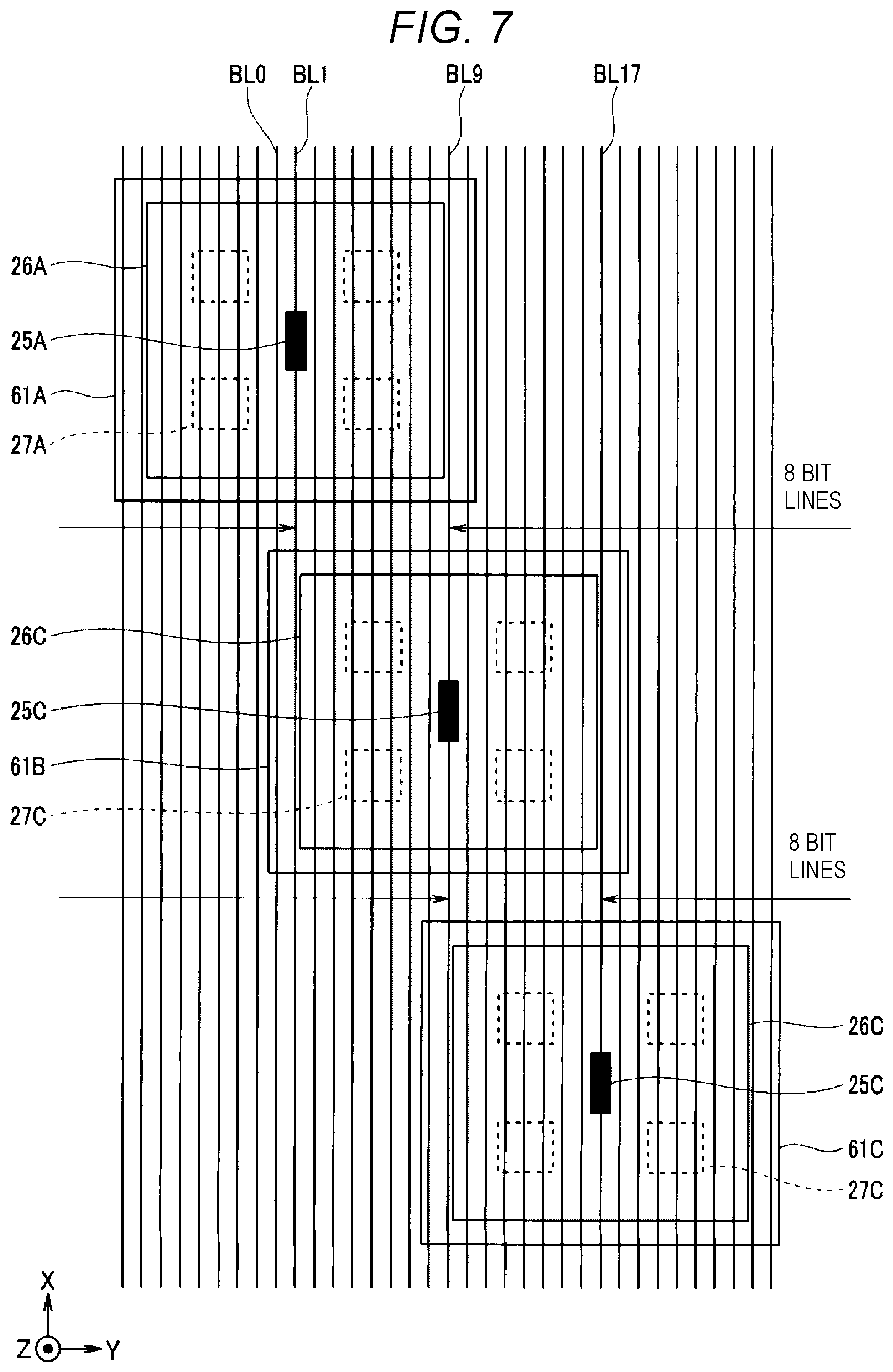 Patent US12347513 Figure 7 – Semiconductor memory device