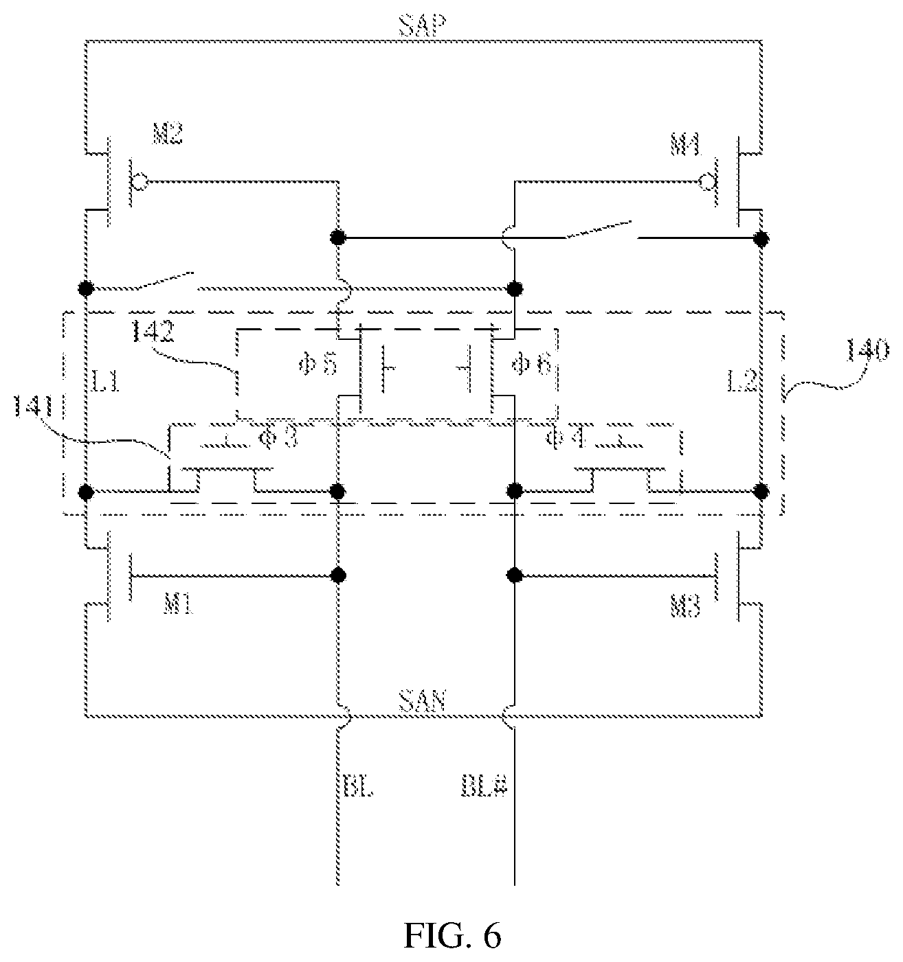 Patent US12347516 Figure 5 – Random access memory and sense-amplifying compensation circuit thereof