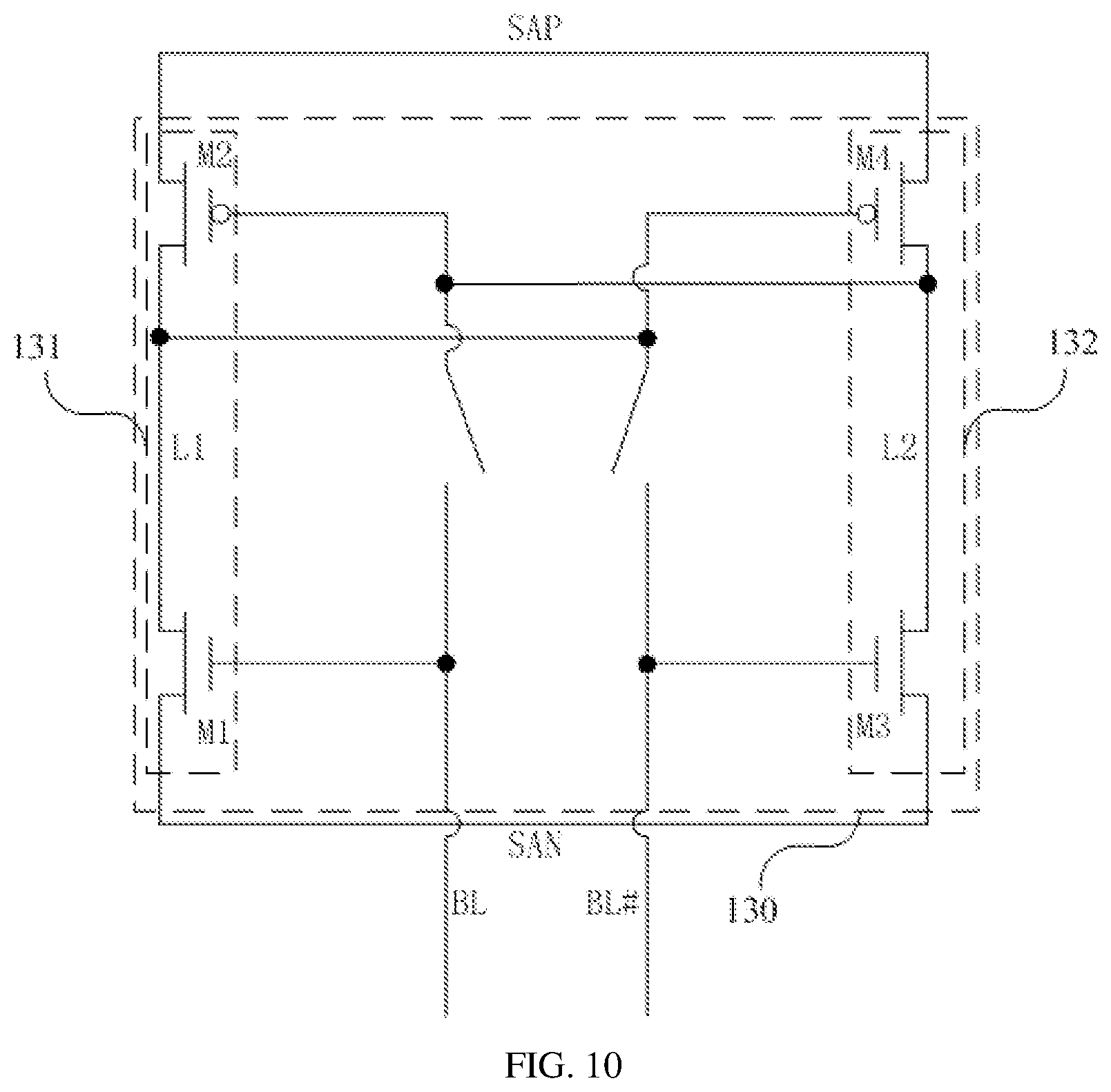 Patent US12347516 Figure 9 – Random access memory and sense-amplifying compensation circuit thereof