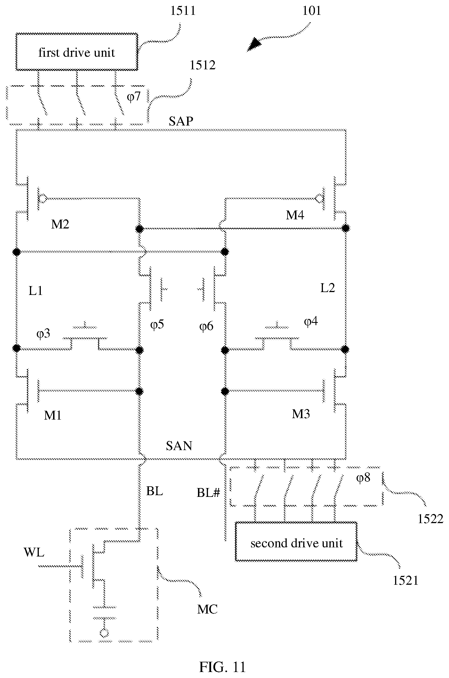 Patent US12347516 Figure 10 – Random access memory and sense-amplifying compensation circuit thereof