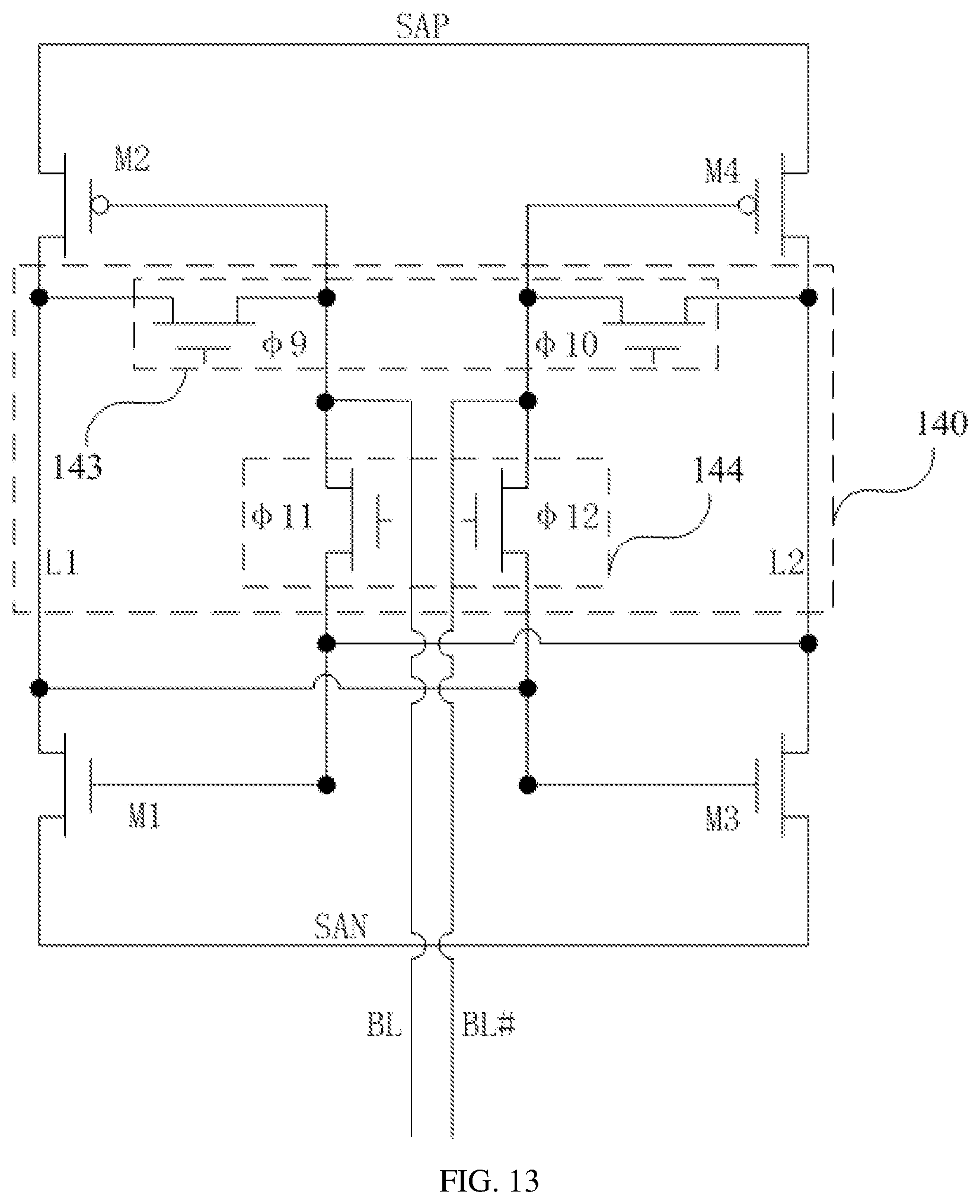 Patent US12347516 Figure 12 – Random access memory and sense-amplifying compensation circuit thereof