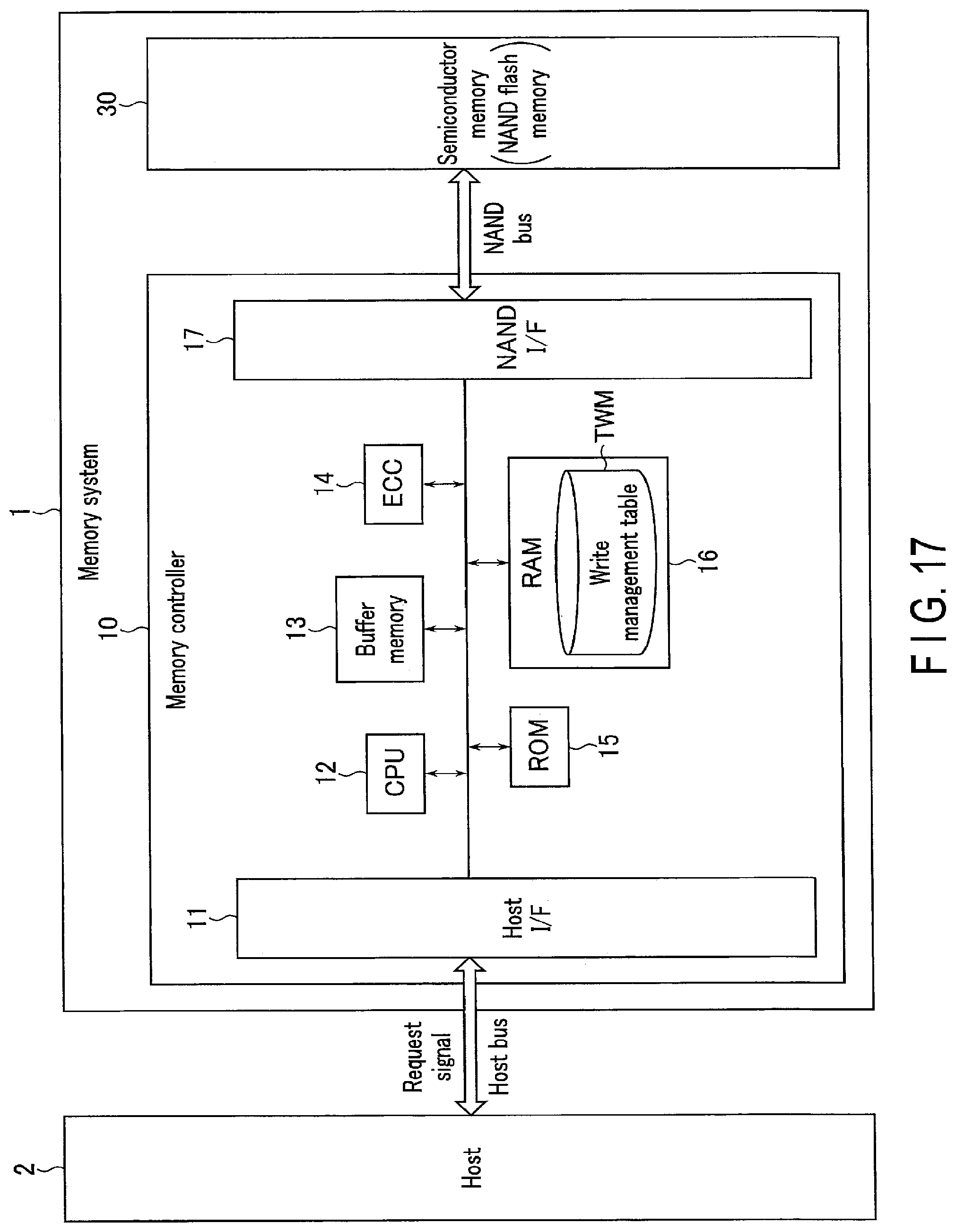 Patent US12347518 Figure 17 – Memory system