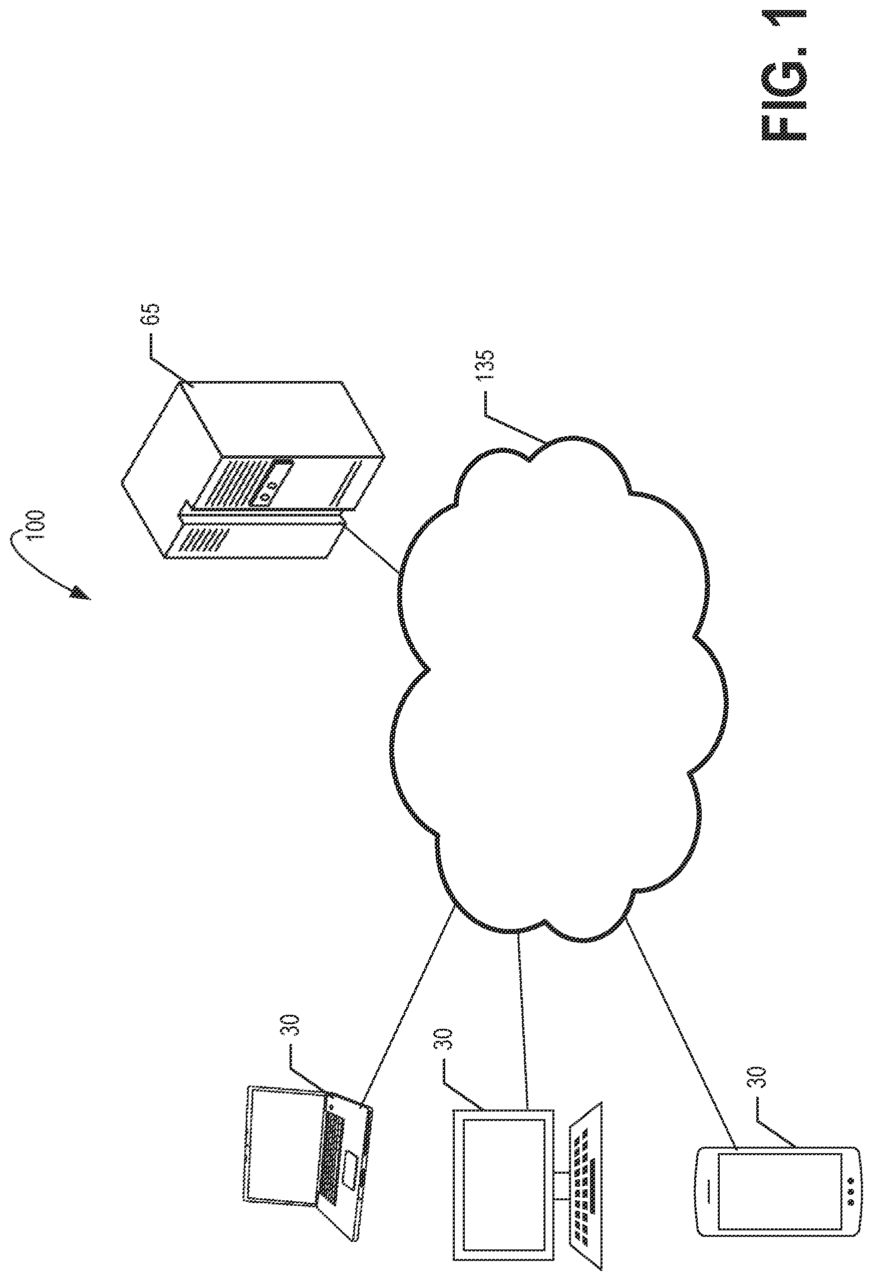 Patent US12347537 — Programmatically managing social determinants of health to provide electronic data links with third party health resources — Figure 1