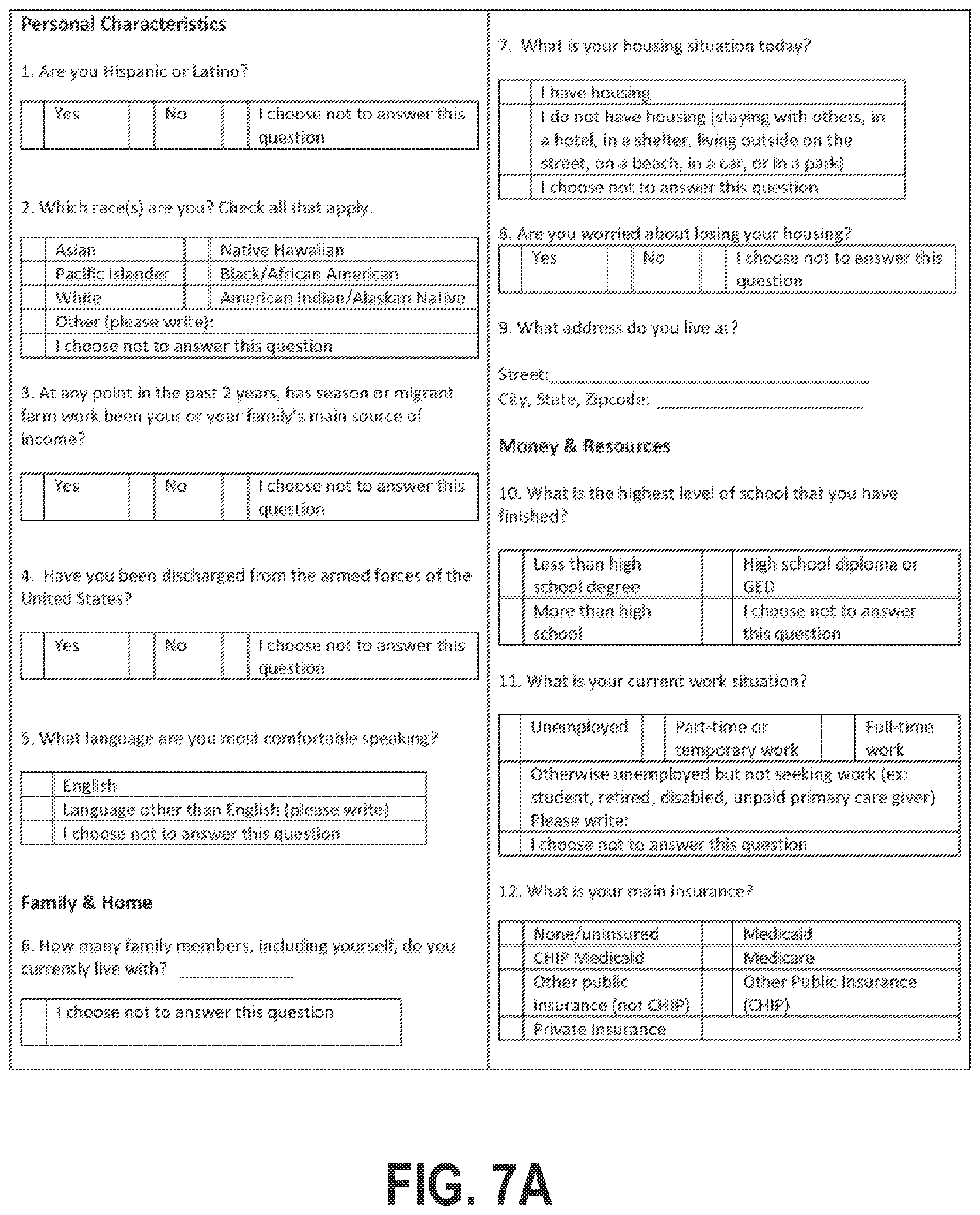 Patent US12347537 Figure 10 – Programmatically managing social determinants of health to provide electronic data links with third party health resources