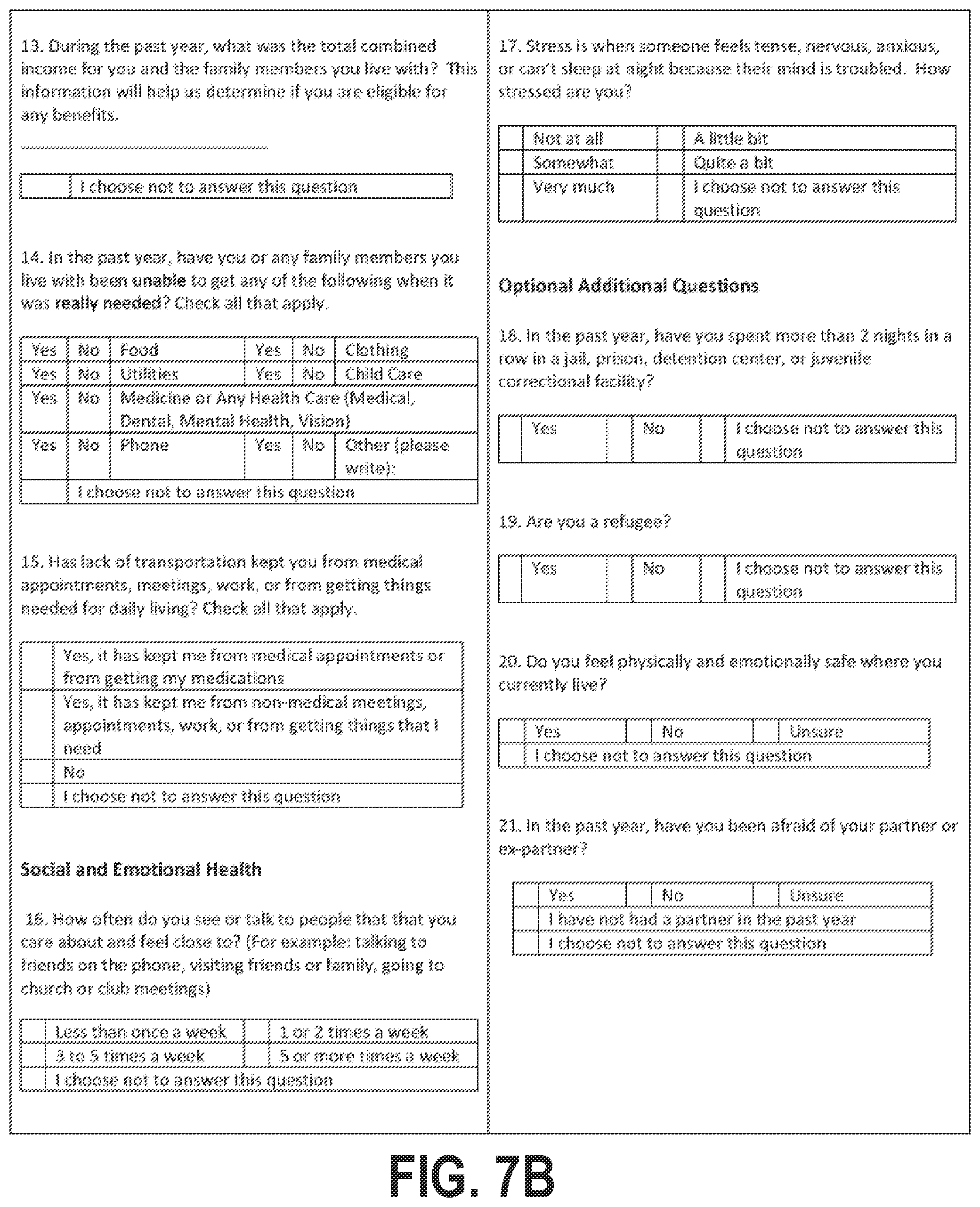 Patent US12347537 Figure 11 – Programmatically managing social determinants of health to provide electronic data links with third party health resources