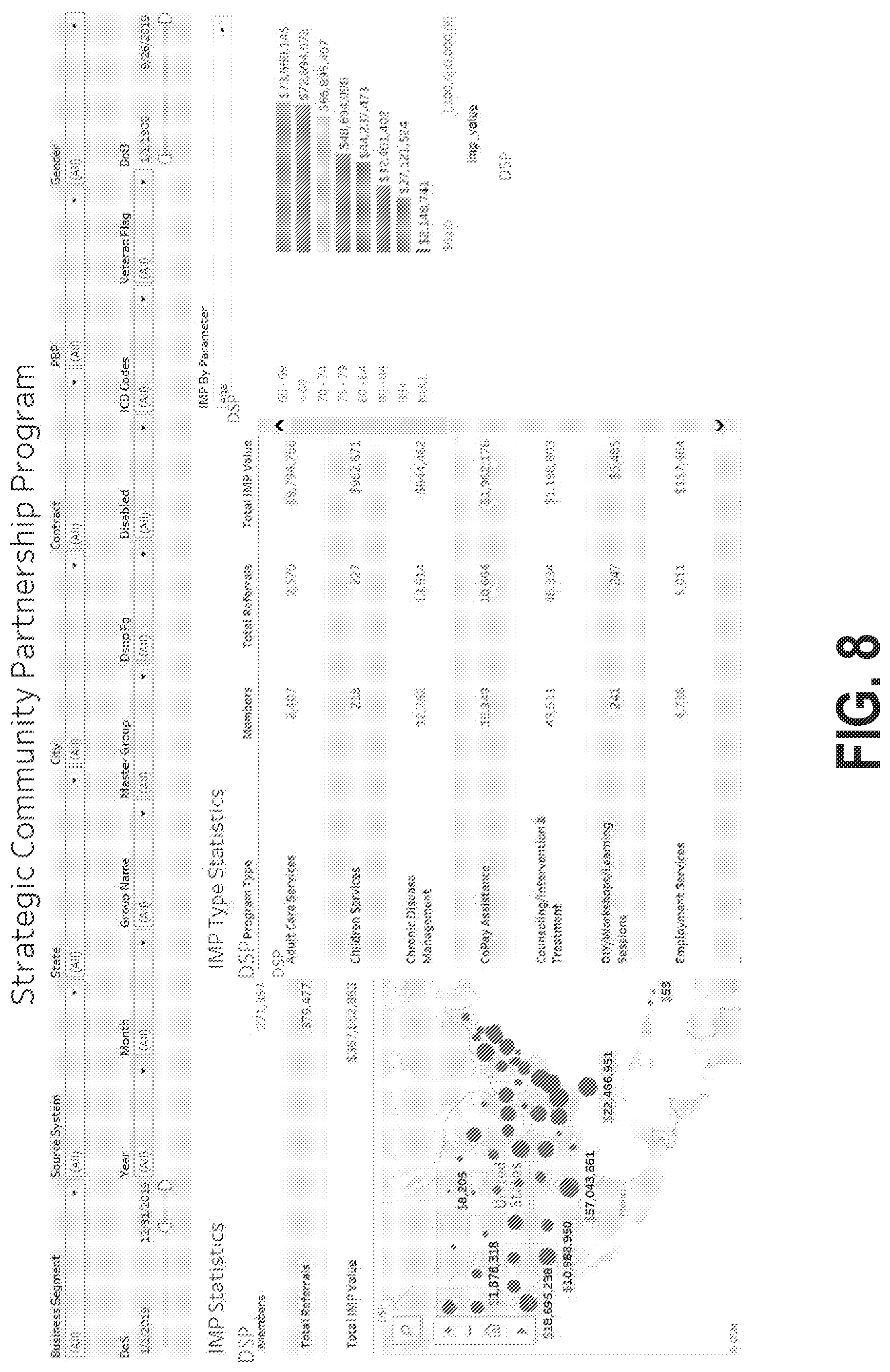 Patent US12347537 Figure 12 – Programmatically managing social determinants of health to provide electronic data links with third party health resources