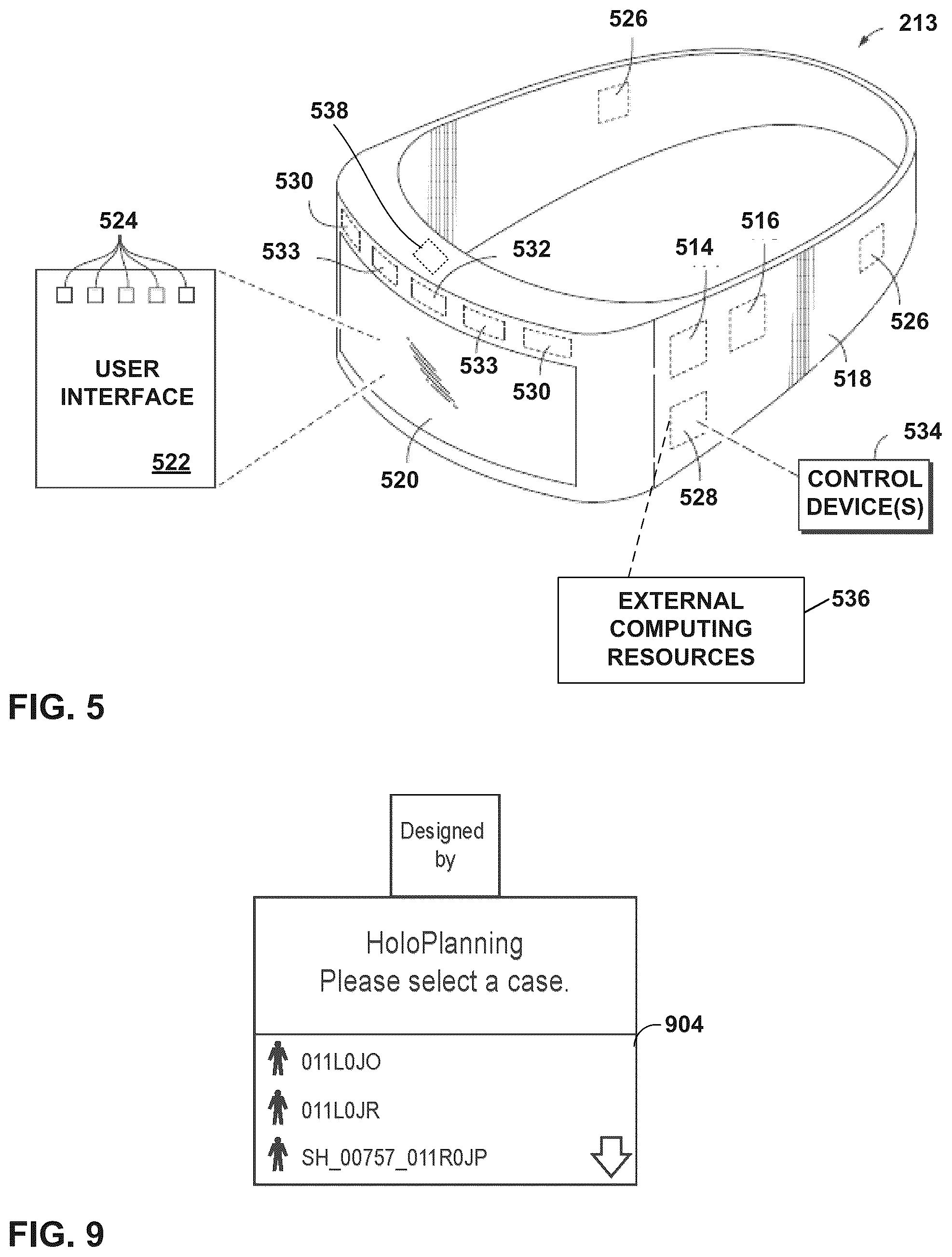 Patent US12347545 Figure 5 – Automated instrument or component assistance using externally controlled light sources in orthopedic surgical procedures