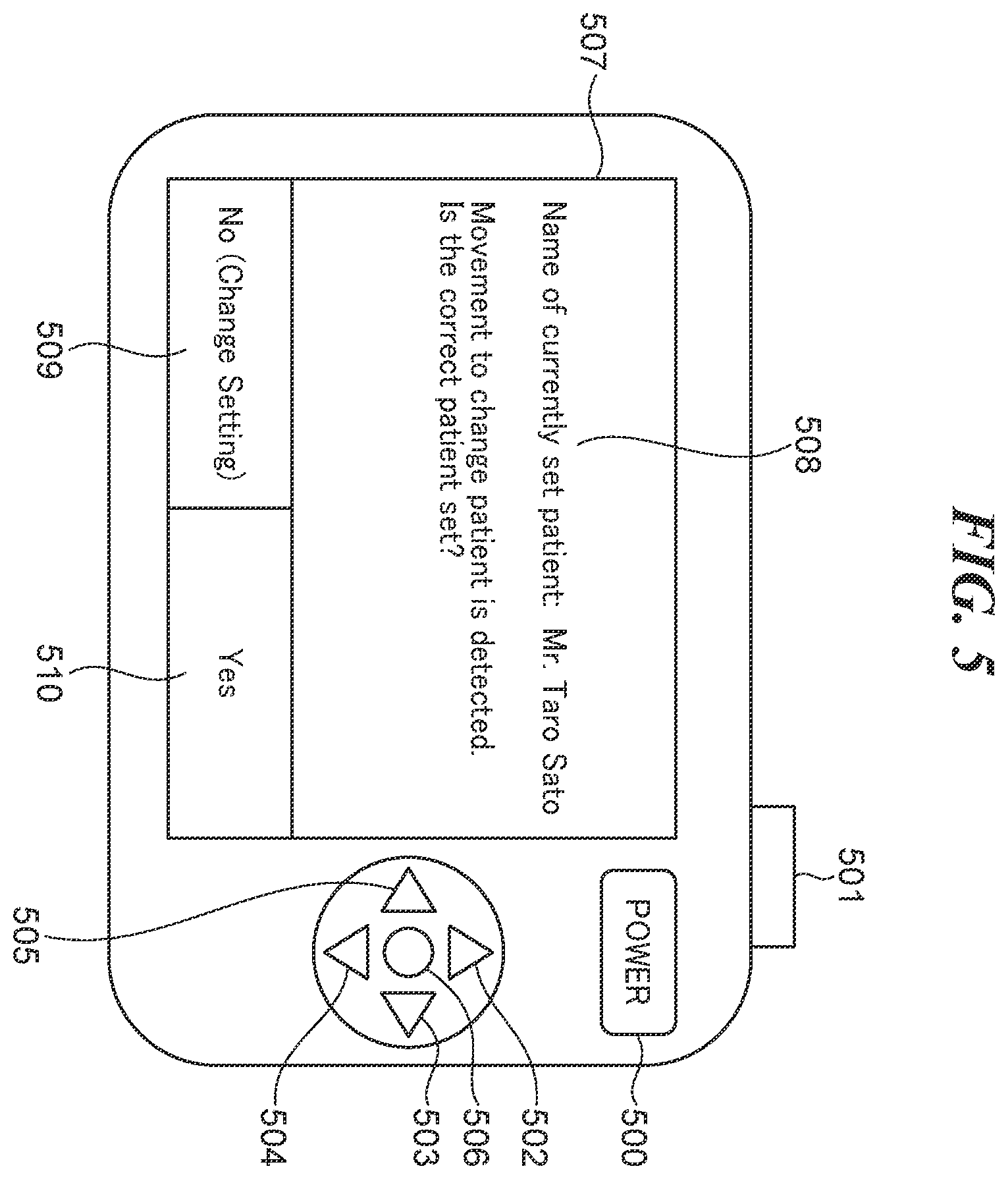 Patent US12347549 Figure 5 – Electric equipment that assists registration operation for associating photographed image data and patient information, method of controlling same, and storage medium