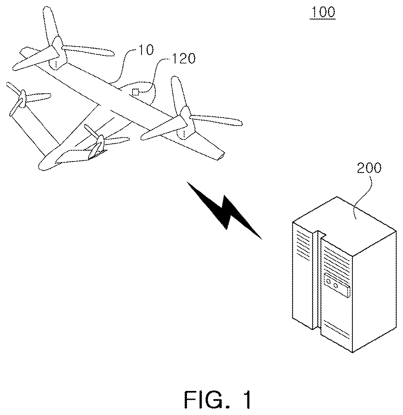 Patent US12347565 Figure 1 – Apparatus and method of providing service according to status of passenger in aircraft during autonomous flight