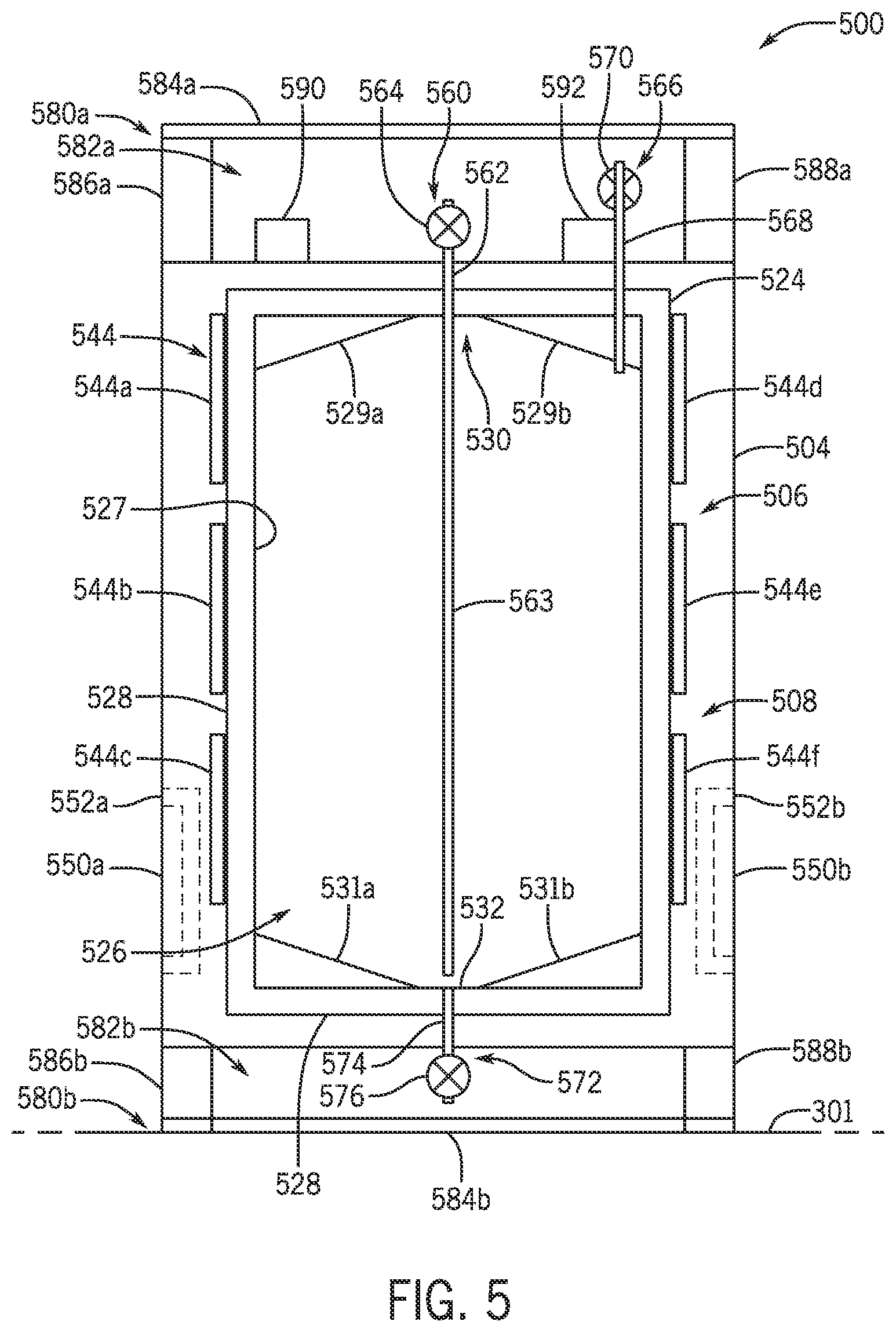 Patent US12347577 Figure 5 – Fuel salt shipping system
