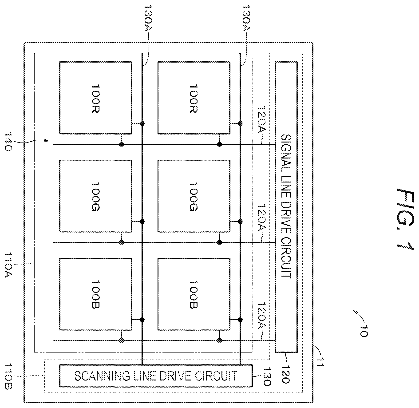 Patent US12347583 Figure 1 – Display device and electronic device