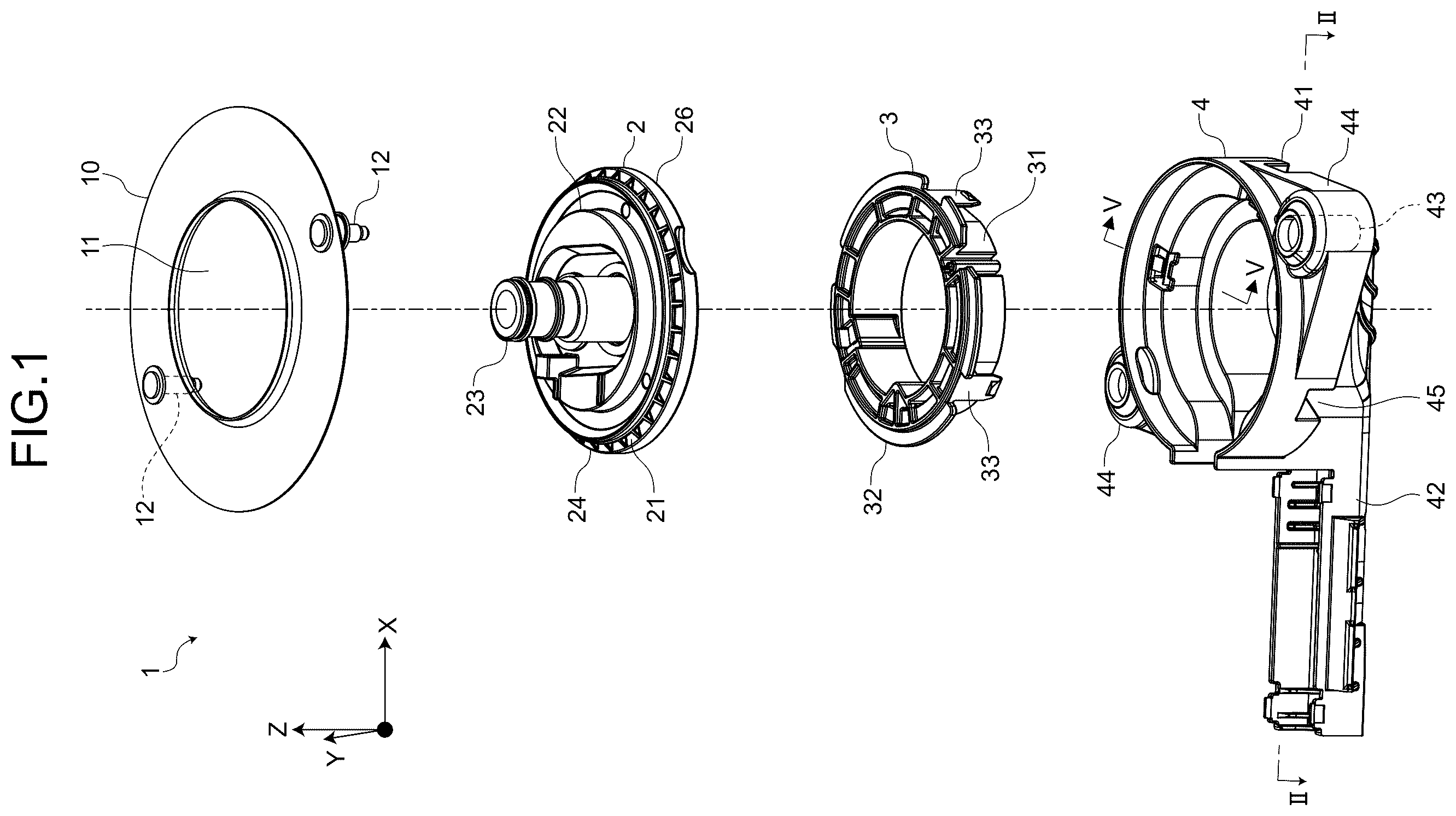 Patent US12347587 Figure 1 – Grommet assembly and wire harness