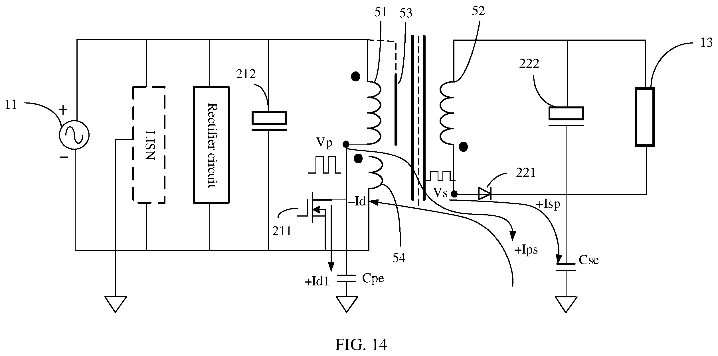 Patent US12347601 Figure 10 – Planar transformer, power conversion circuit, and adapter