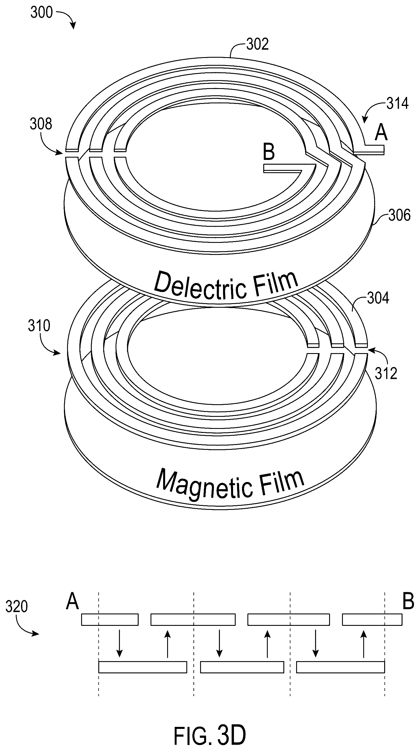 Patent US12347602 Figure 4 – Self-resonant coil with series LC resonance and electric field cancelation
