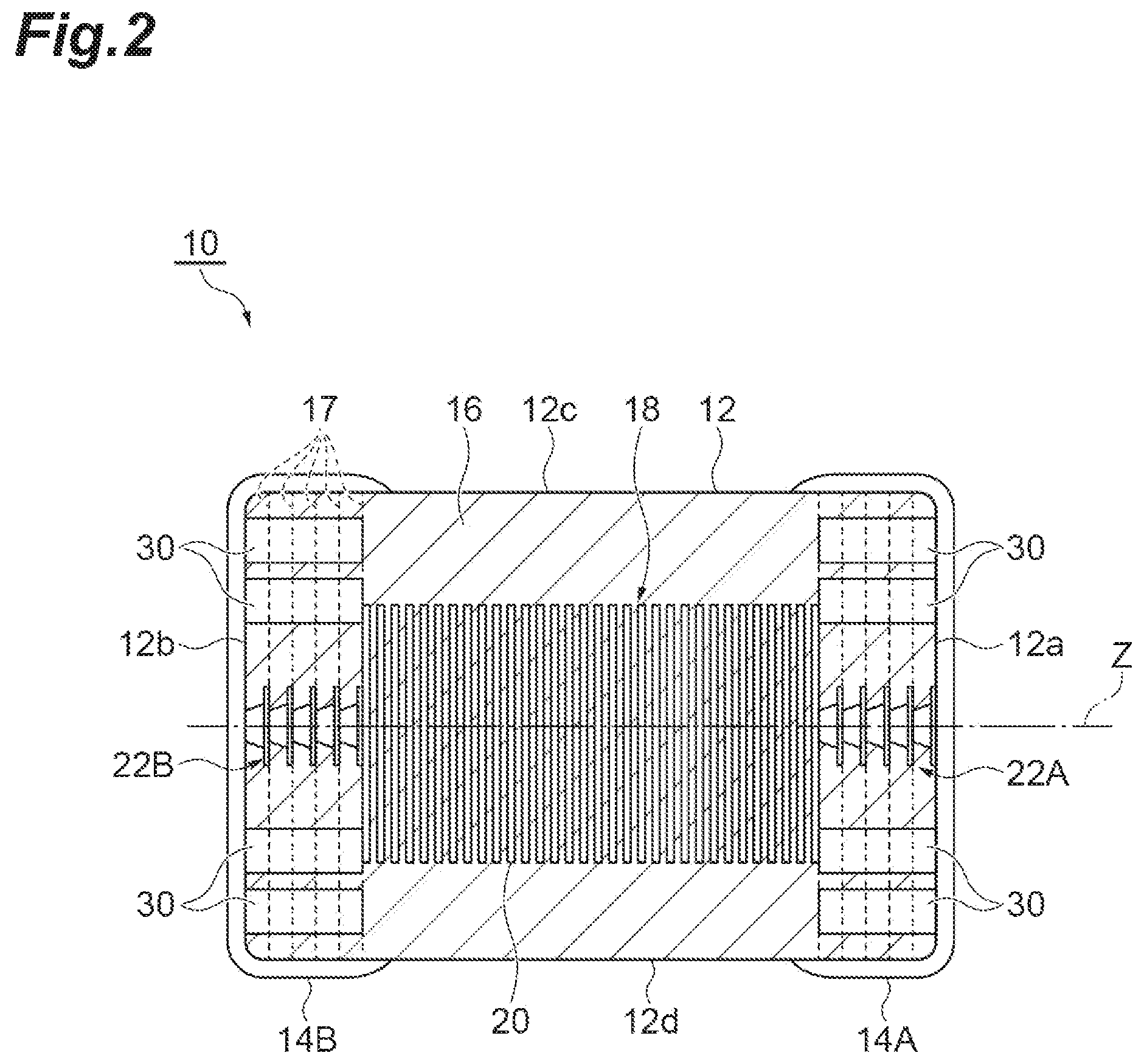 Patent US12347607 Figure 2 – Multi-layer coil component
