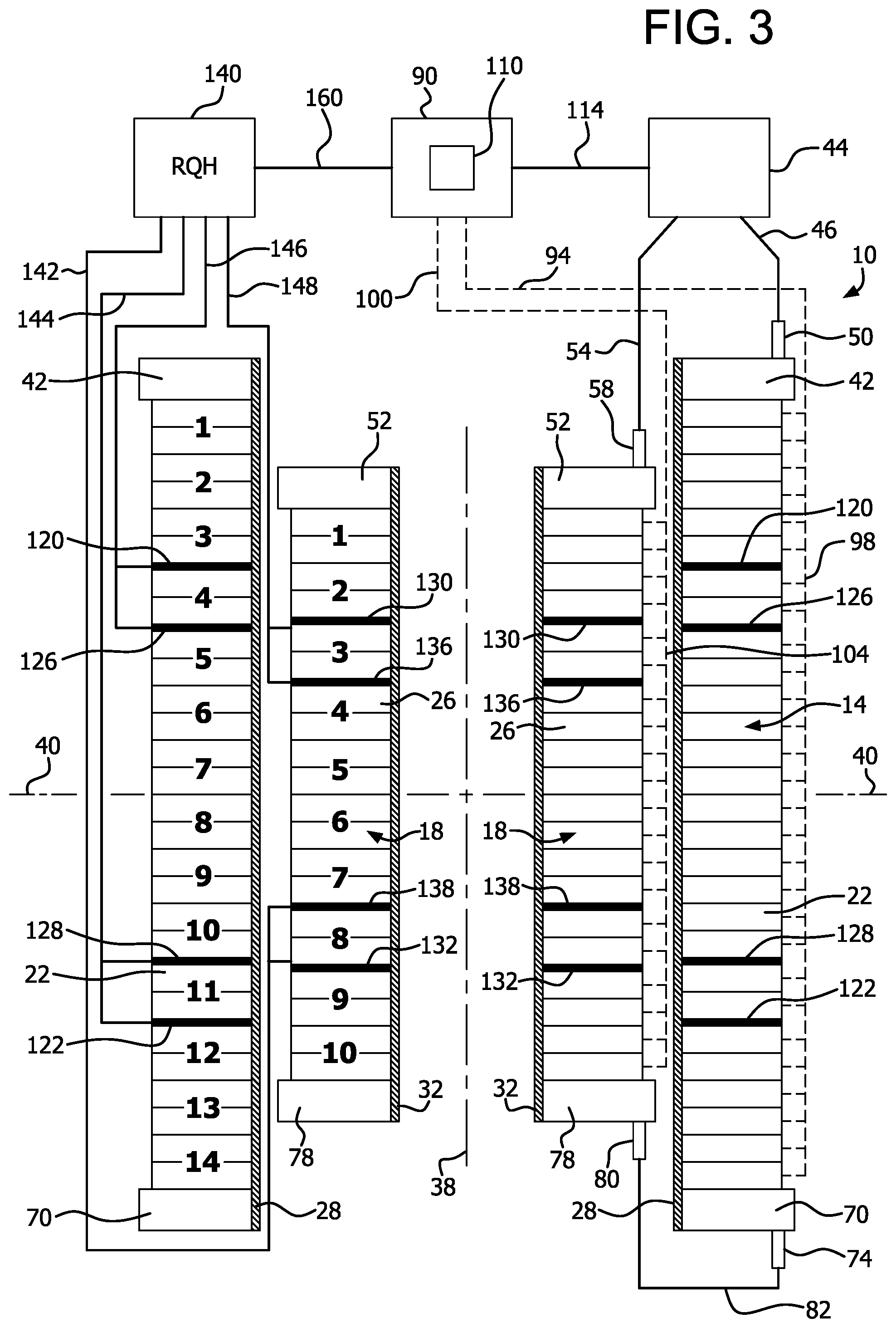 Patent US12347612 Figure 3 – Symmetric quench protection of resistive insulation coils