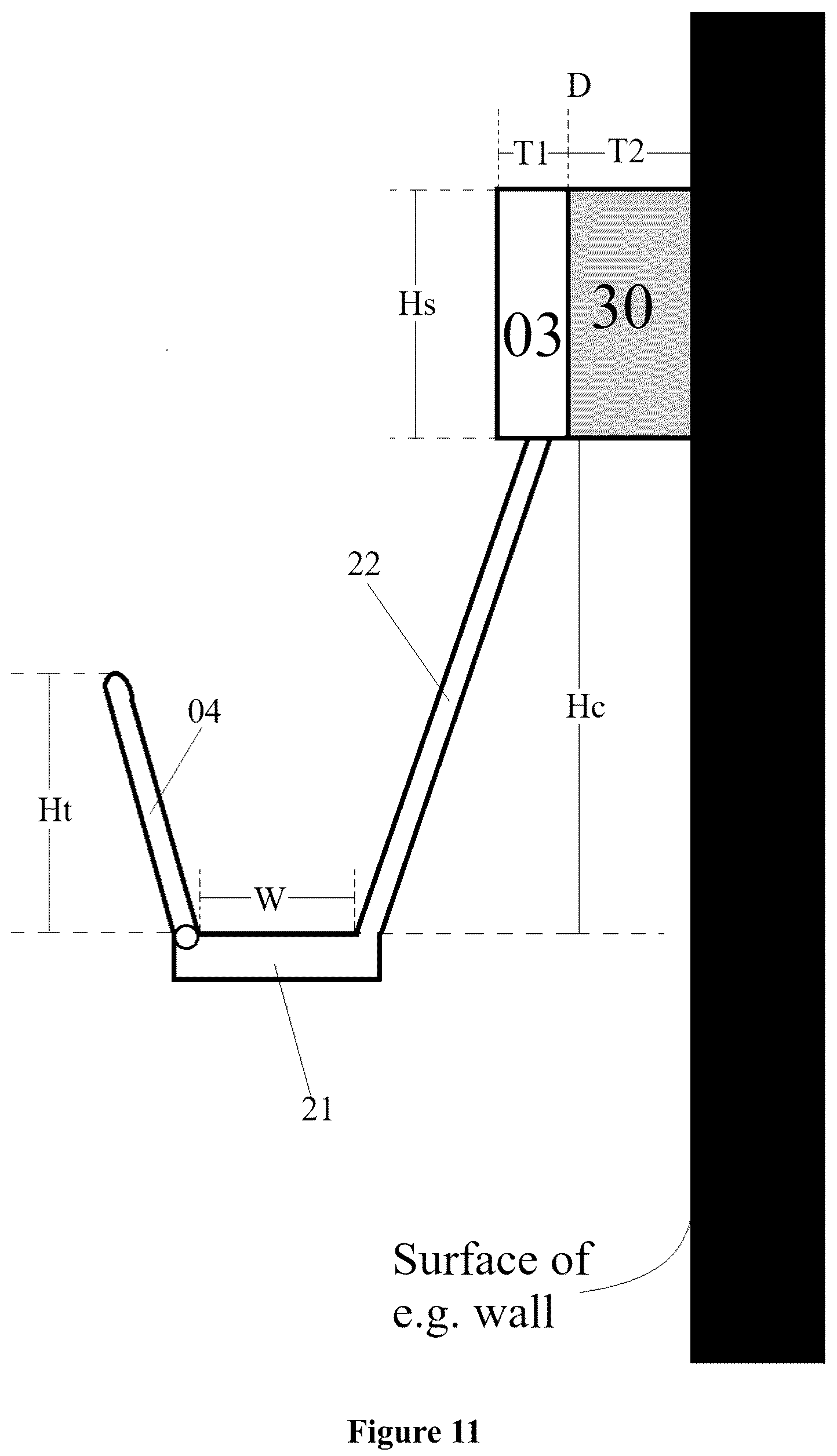 Patent US12347615 Figure 11 – Side firearm magnet mount and method of securely holding firearm and preventing accidental discharge