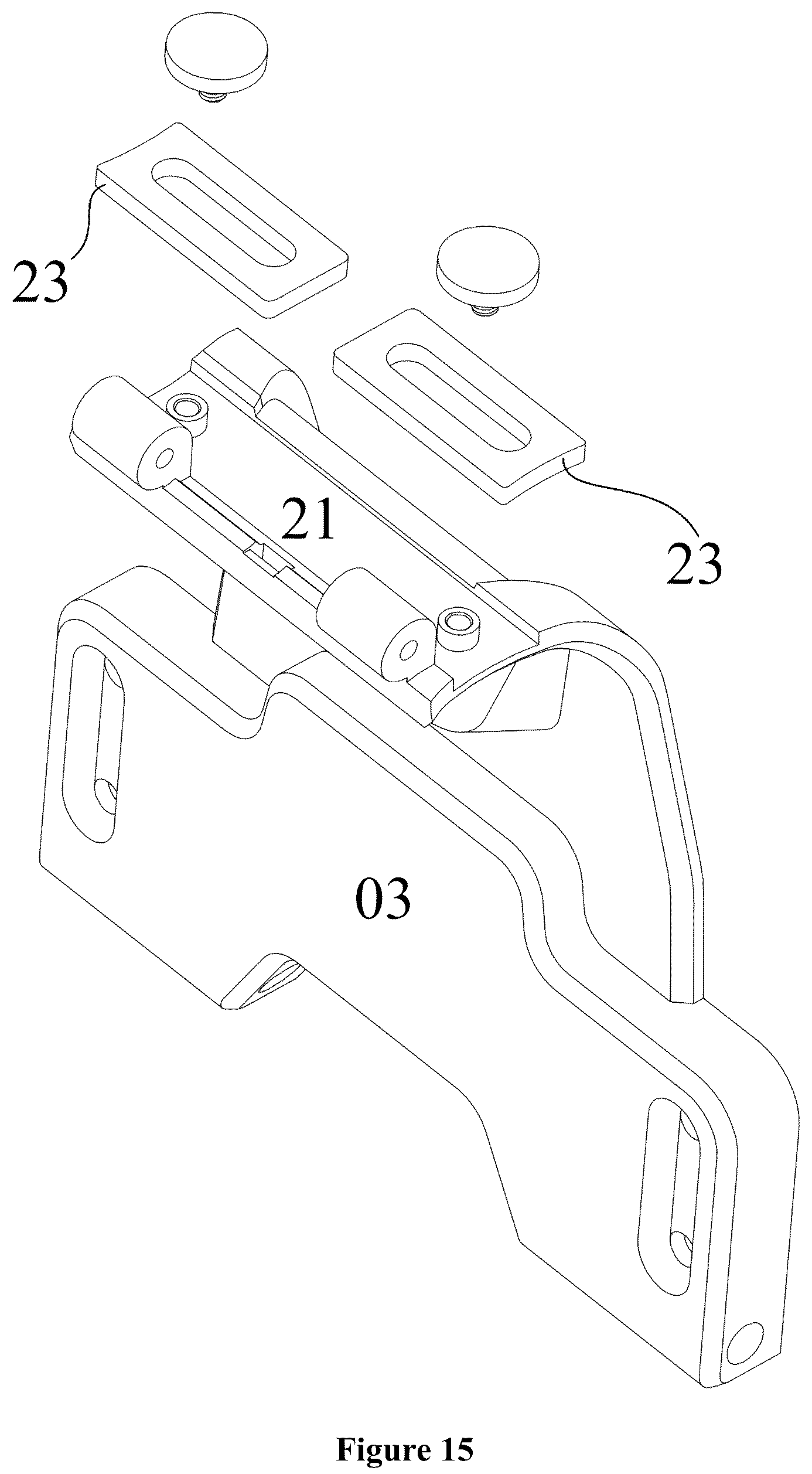 Patent US12347615 Figure 15 – Side firearm magnet mount and method of securely holding firearm and preventing accidental discharge