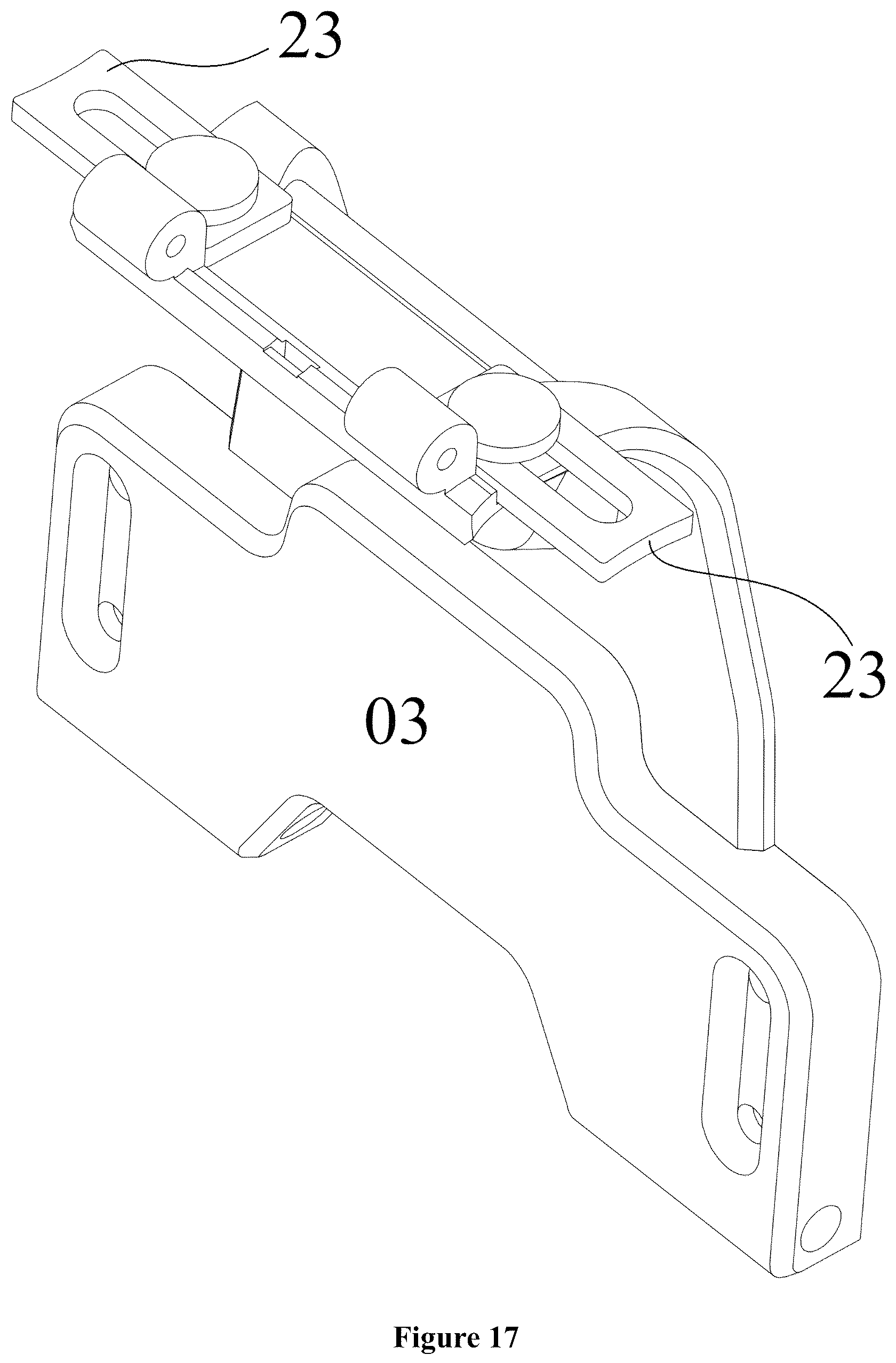 Patent US12347615 Figure 17 – Side firearm magnet mount and method of securely holding firearm and preventing accidental discharge