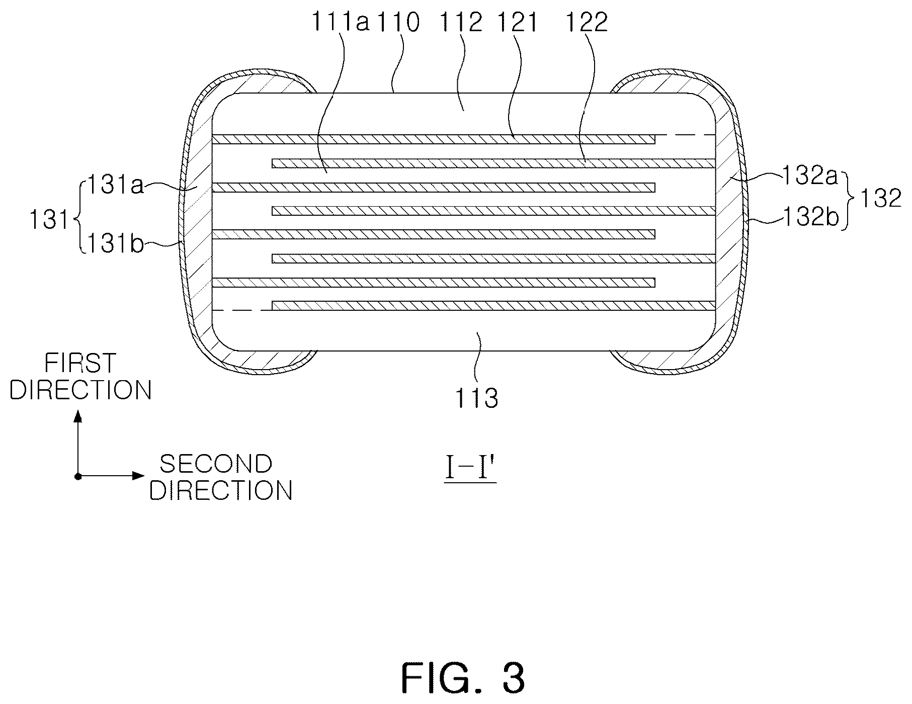 Patent US12347620 Figure 3 – Multilayer electronic component