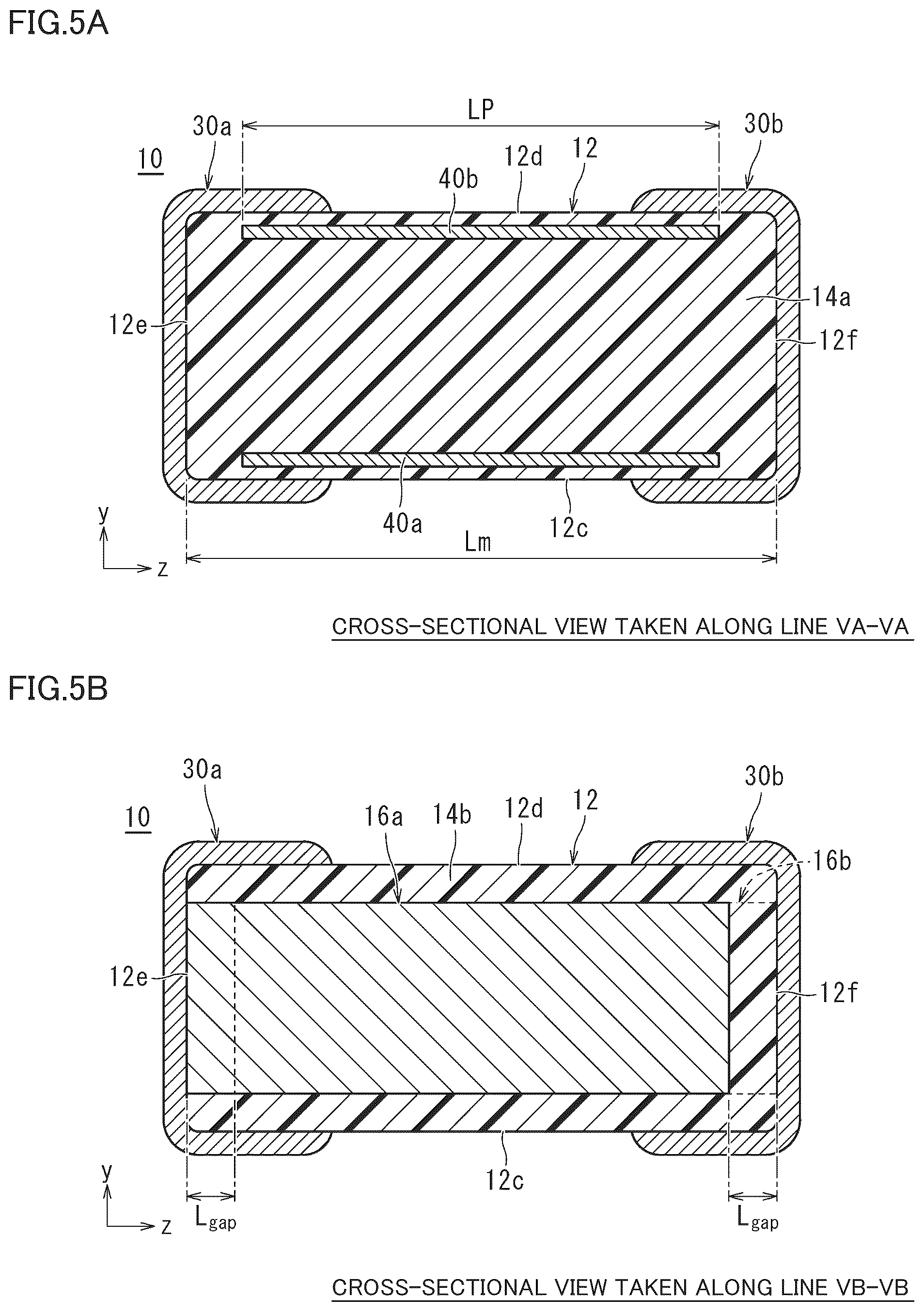Patent US12347621 Figure 4 – Multilayer ceramic capacitor including main-surface-side outer layer portions including protective structures