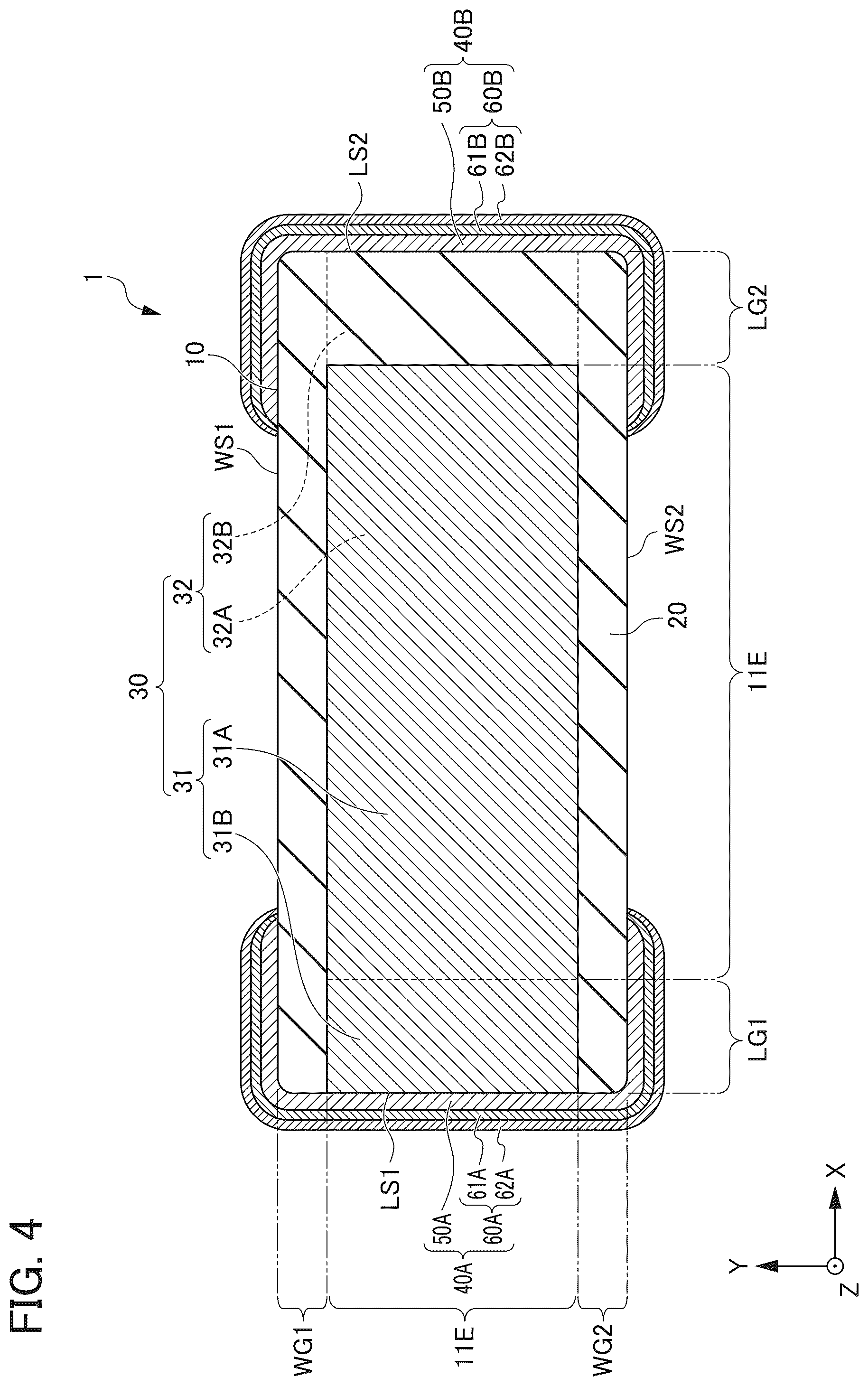 Patent US12347623 Figure 4 – Multilayer ceramic capacitor