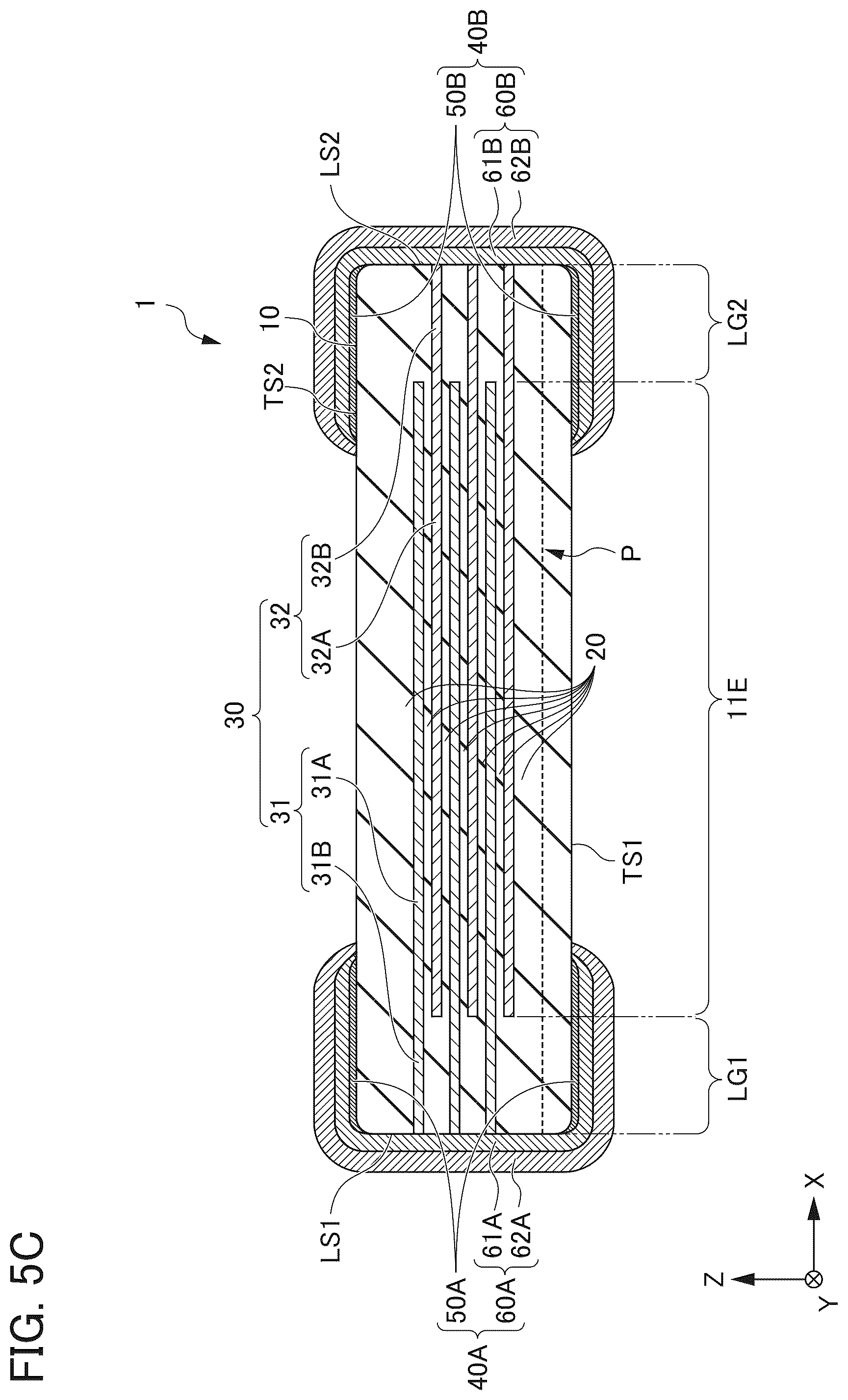 Patent US12347623 Figure 7 – Multilayer ceramic capacitor