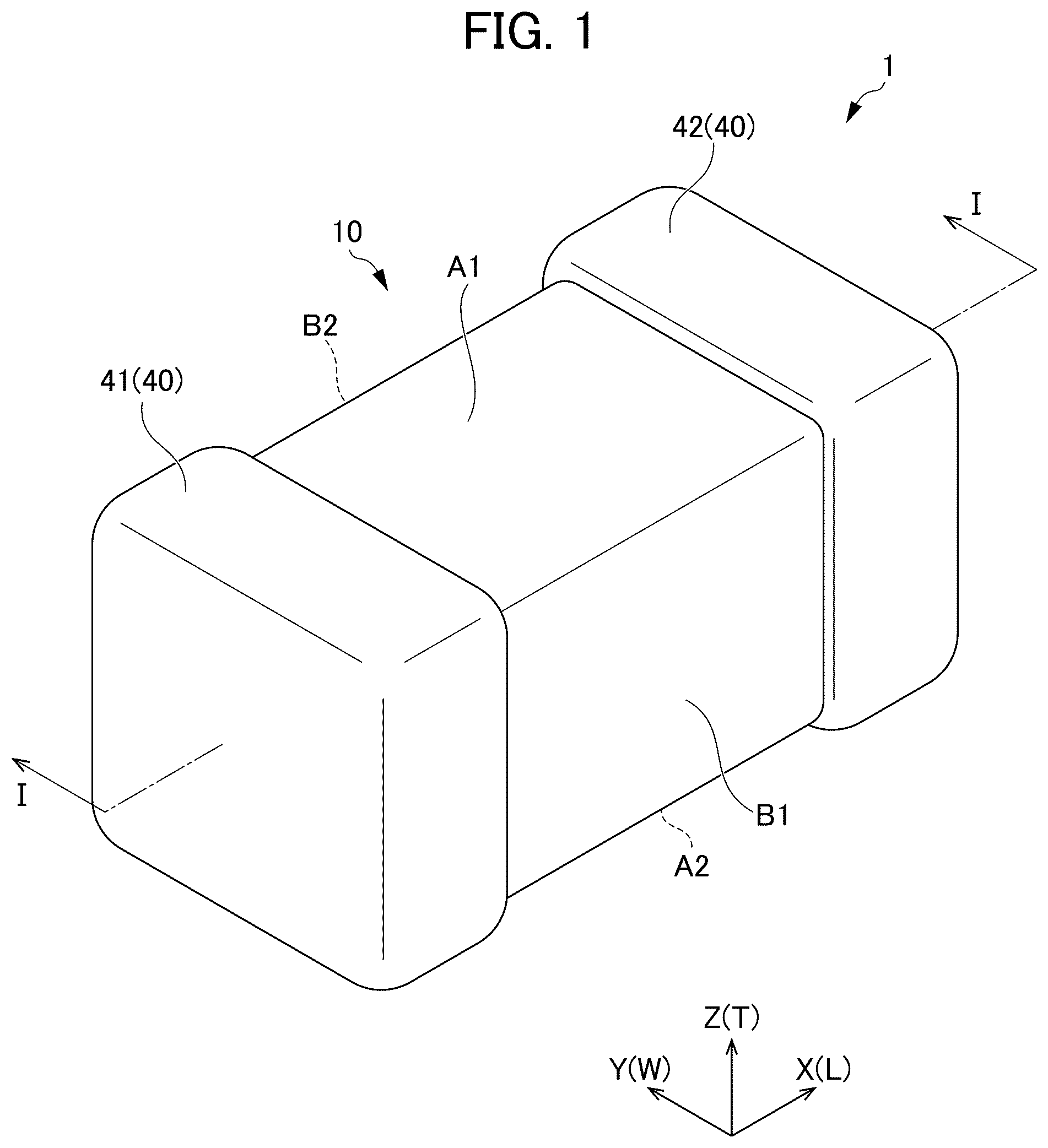 Patent US12347625 — Multilayer ceramic capacitor — Figure 1