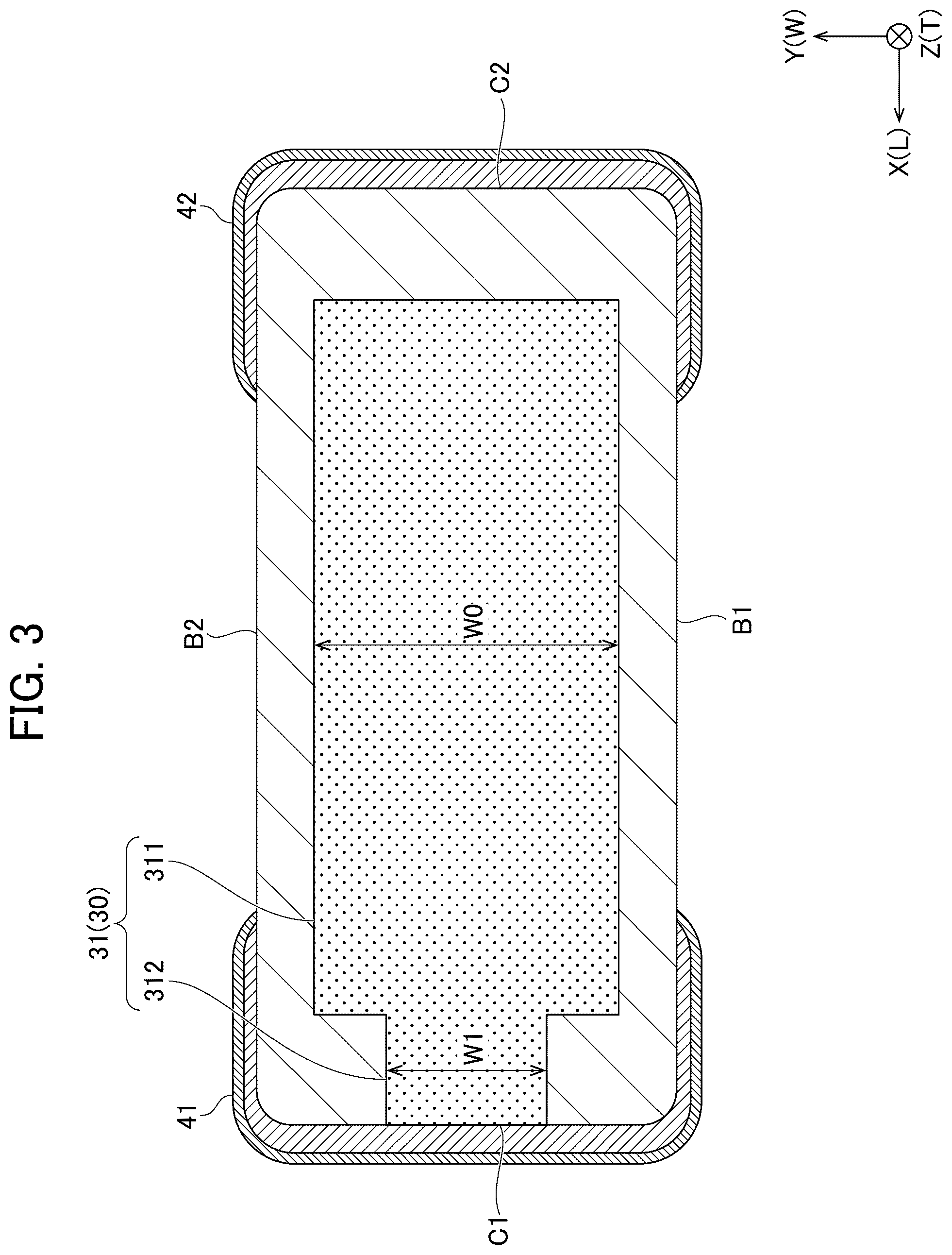 Patent US12347625 Figure 3 – Multilayer ceramic capacitor