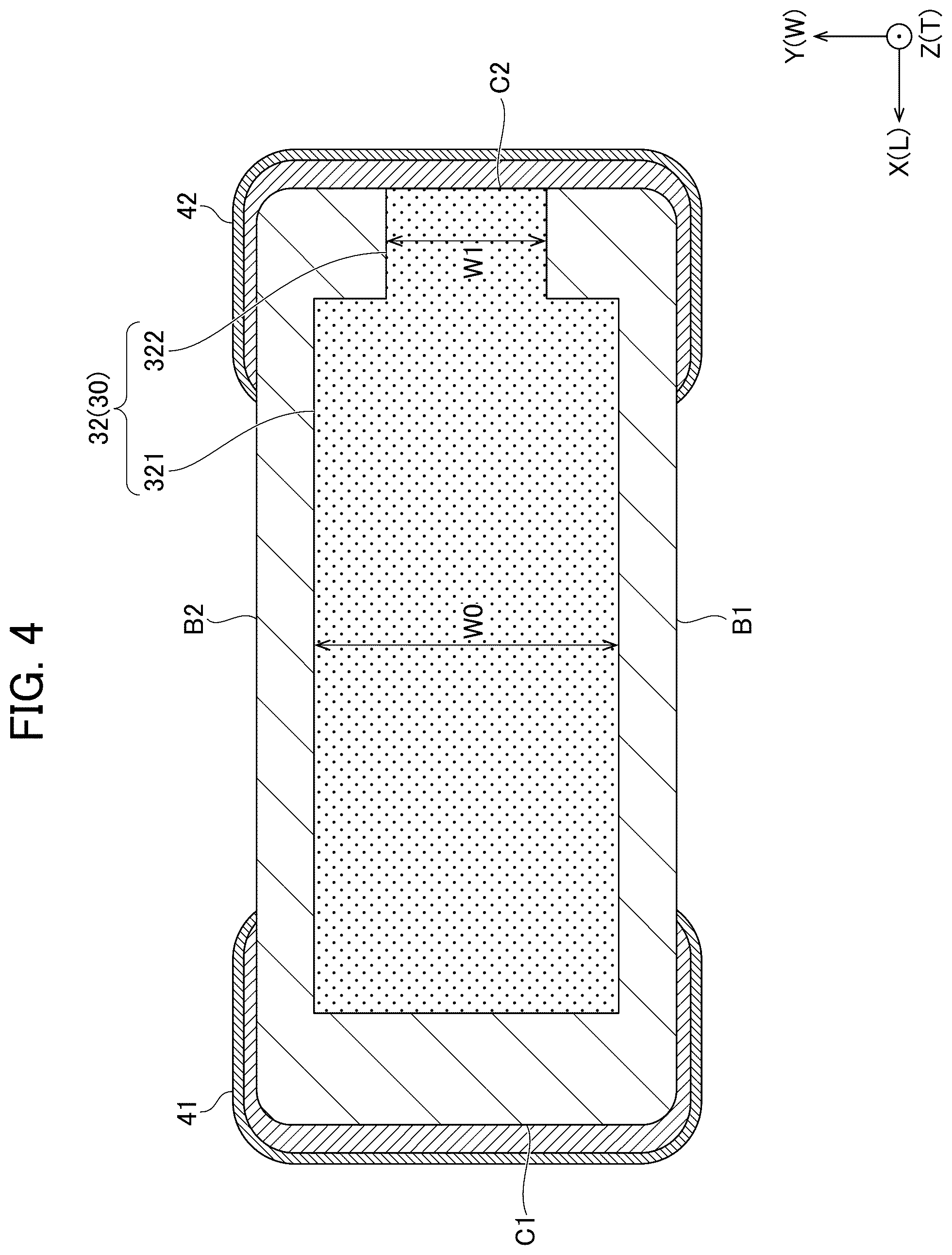 Patent US12347625 Figure 4 – Multilayer ceramic capacitor