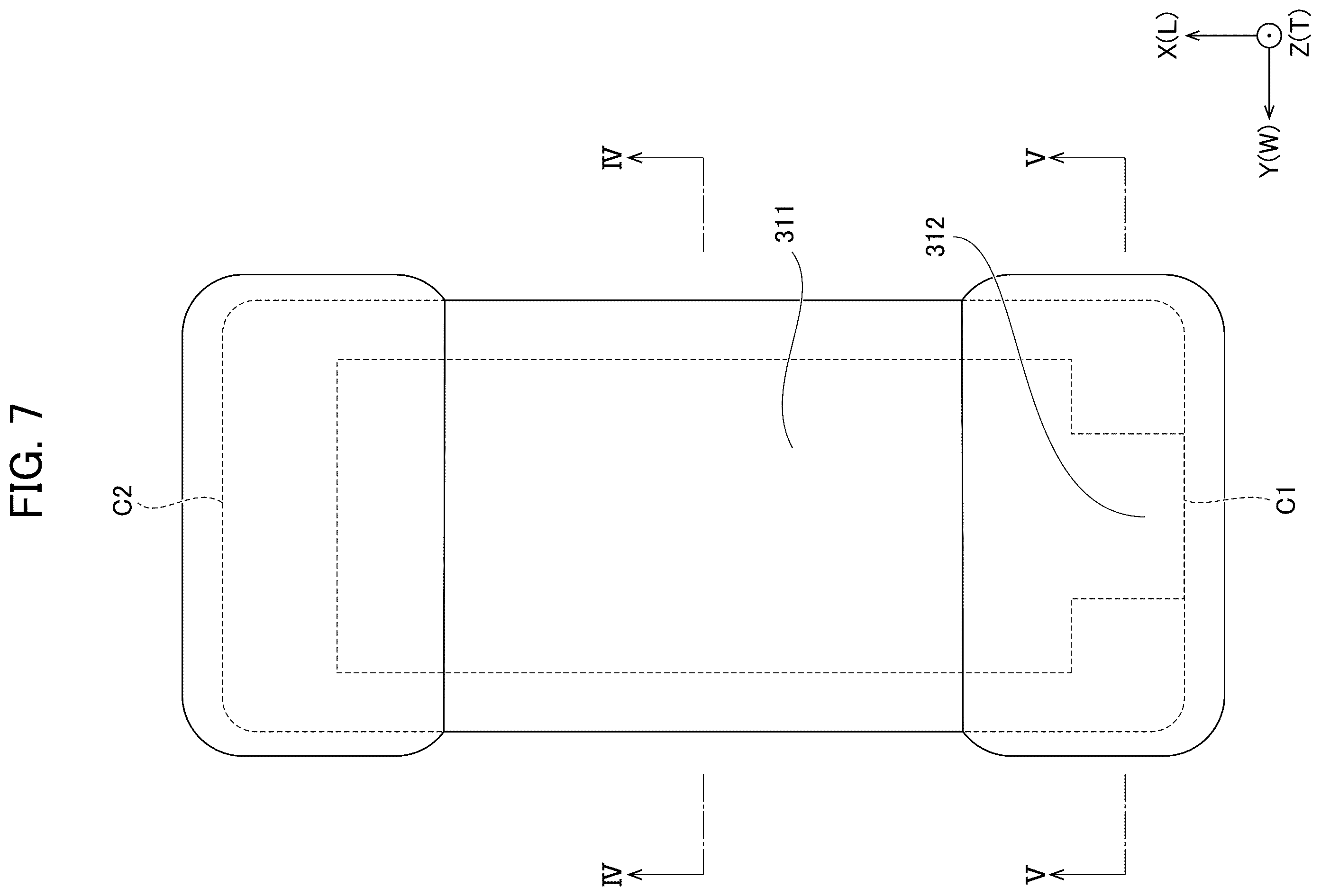 Patent US12347625 Figure 7 – Multilayer ceramic capacitor