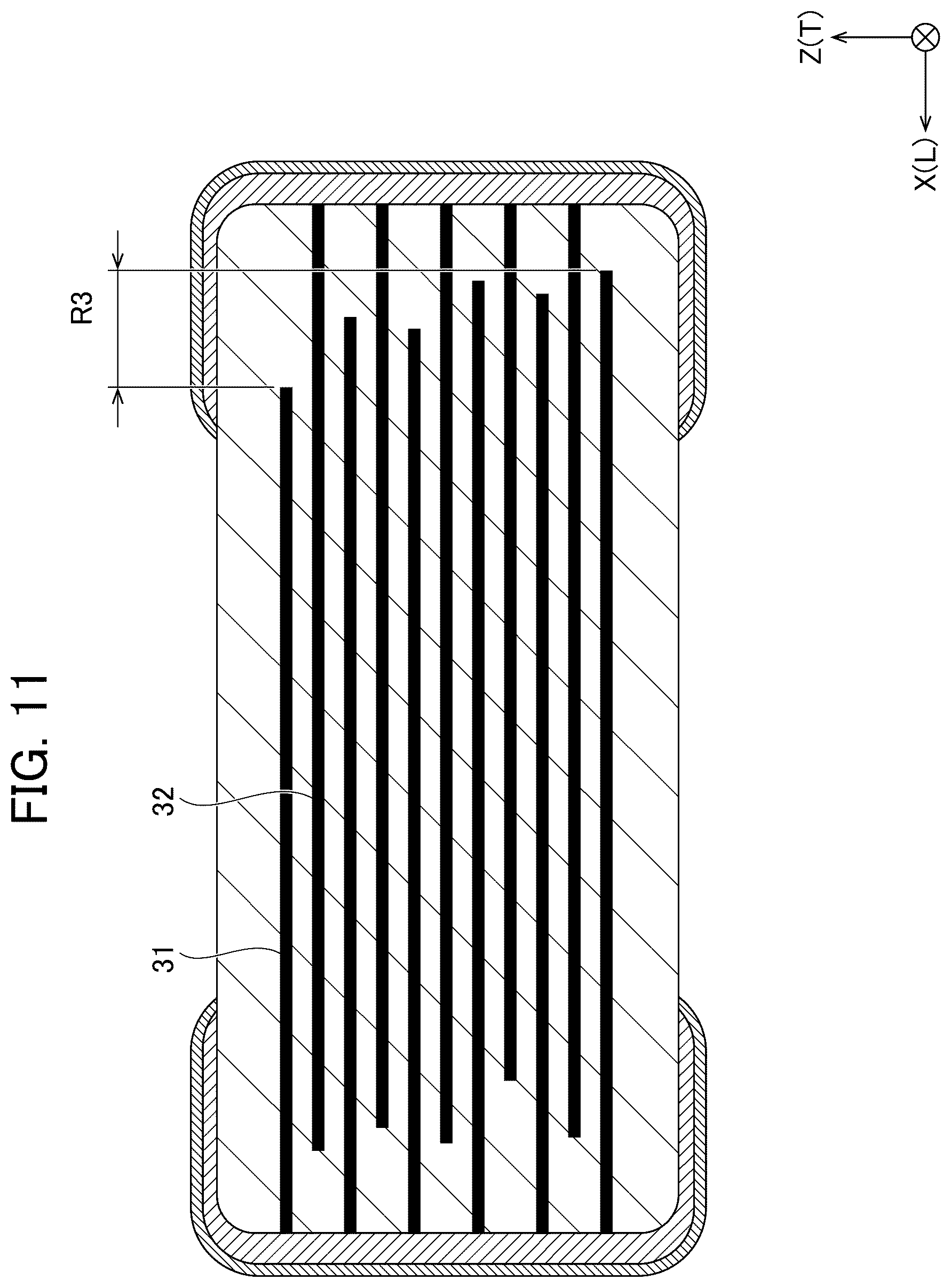 Patent US12347625 Figure 11 – Multilayer ceramic capacitor